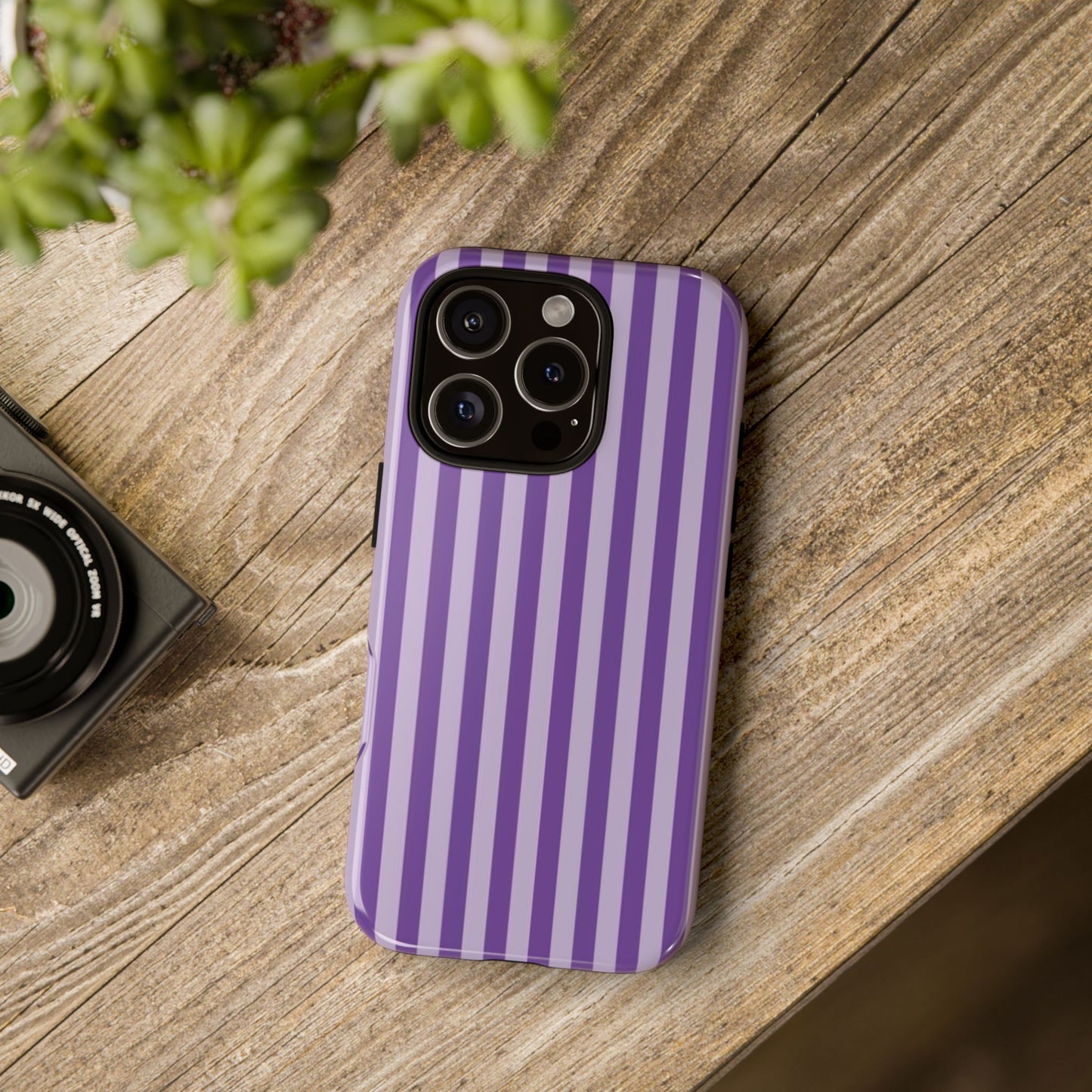 Purple Stripe Phone Case