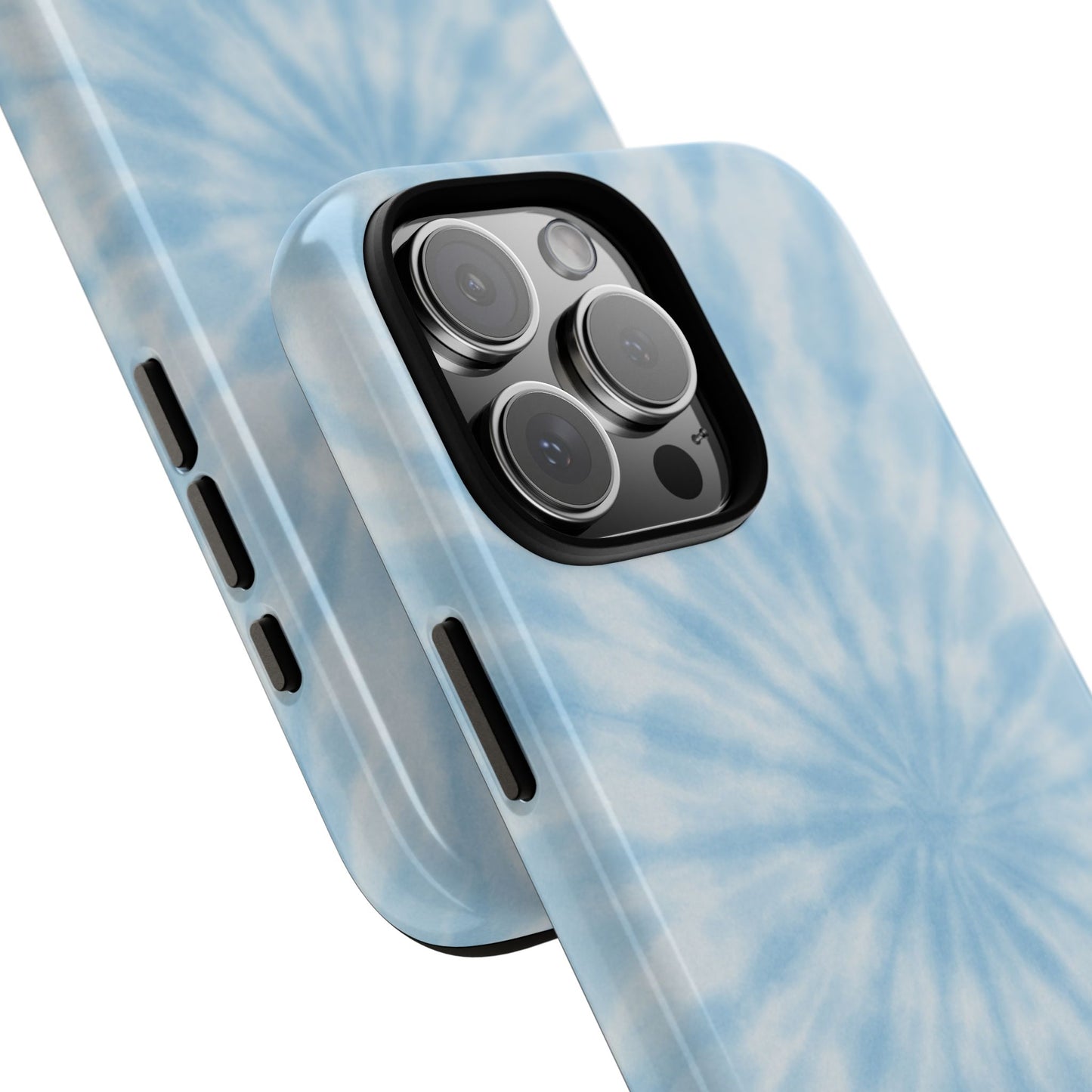 Light Blue Tie-Dye Phone Case