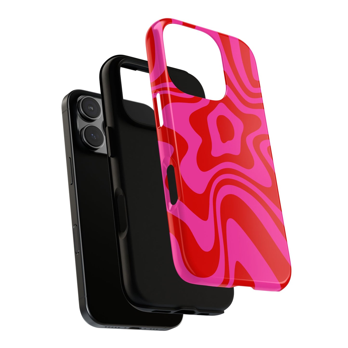 Red & Pink Swirl Phone Case