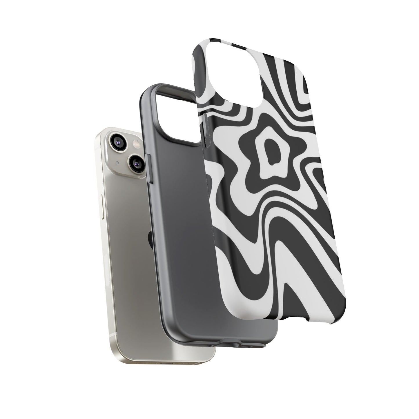 Black Swirl Phone Case