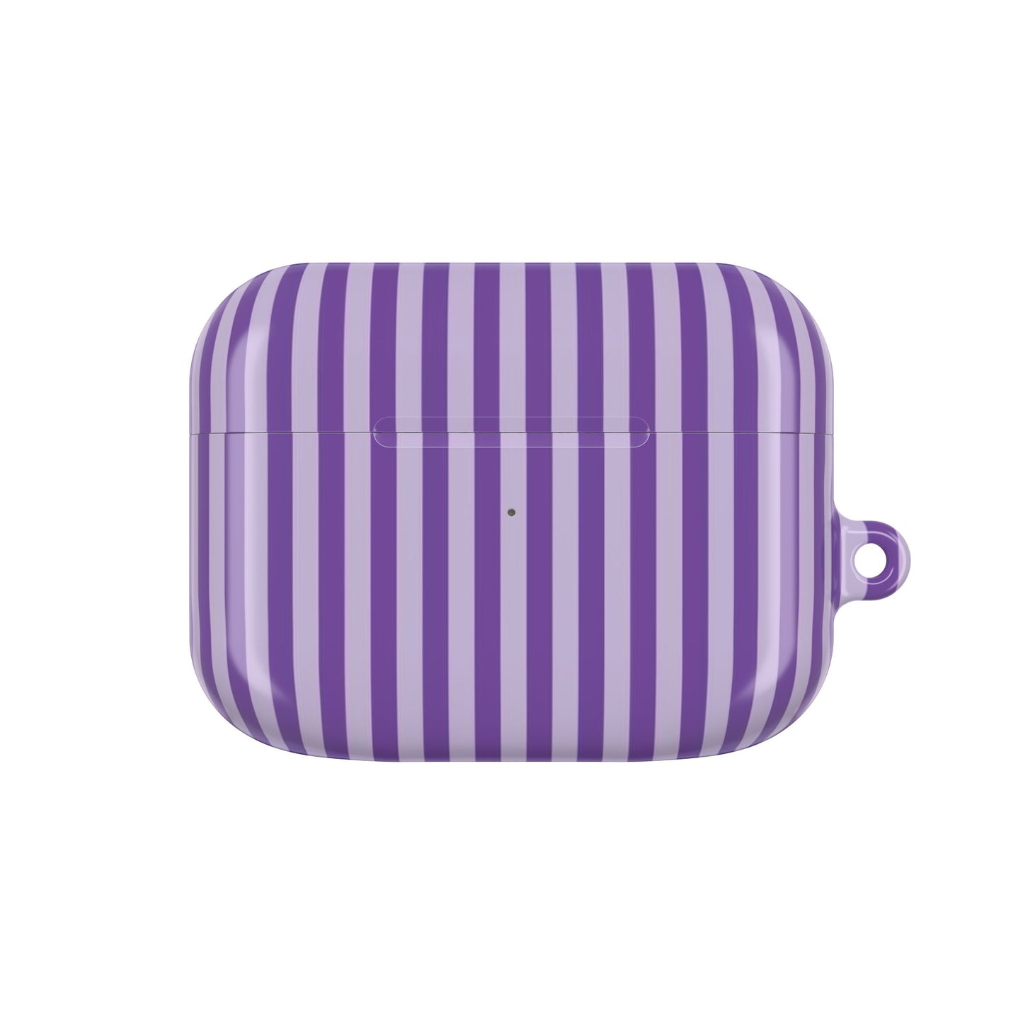 Purple Stripe Airpod Case