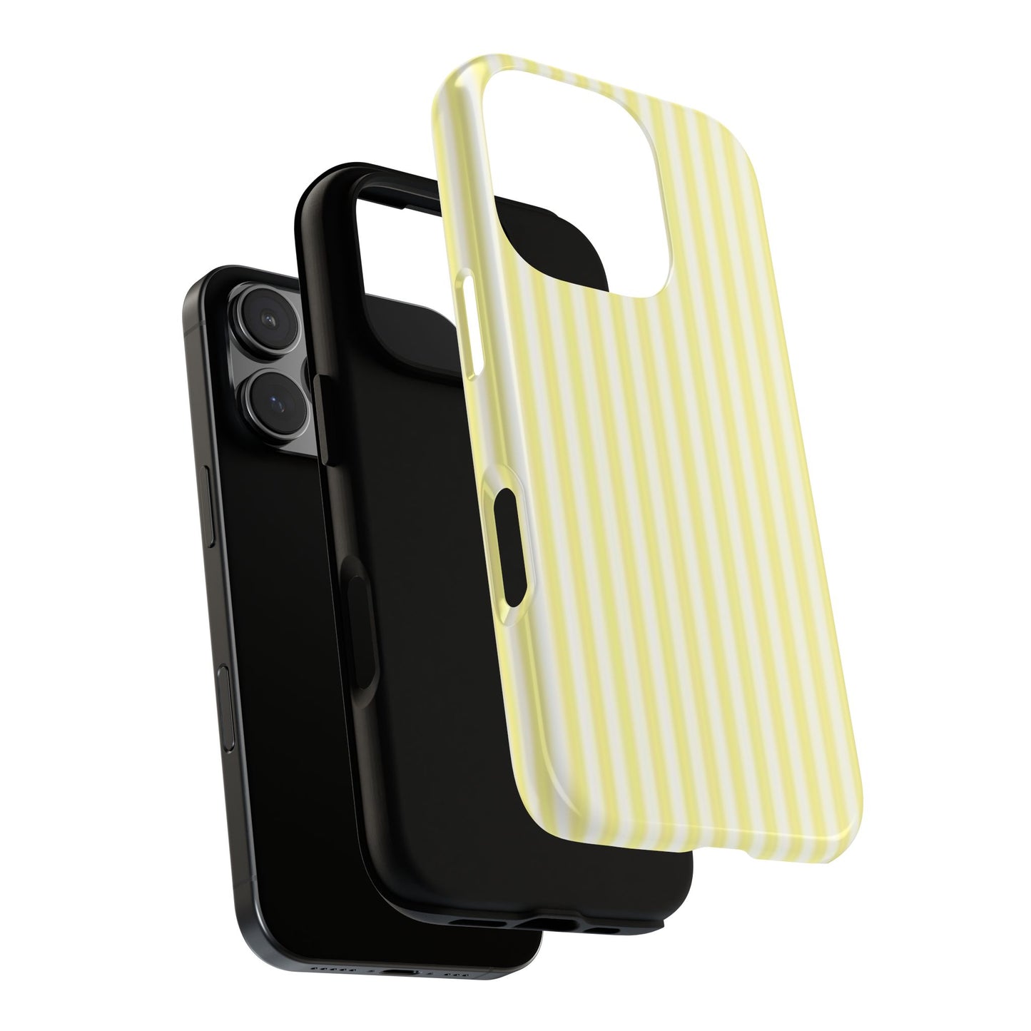 Yellow Stripe Phone Case- Personalizable