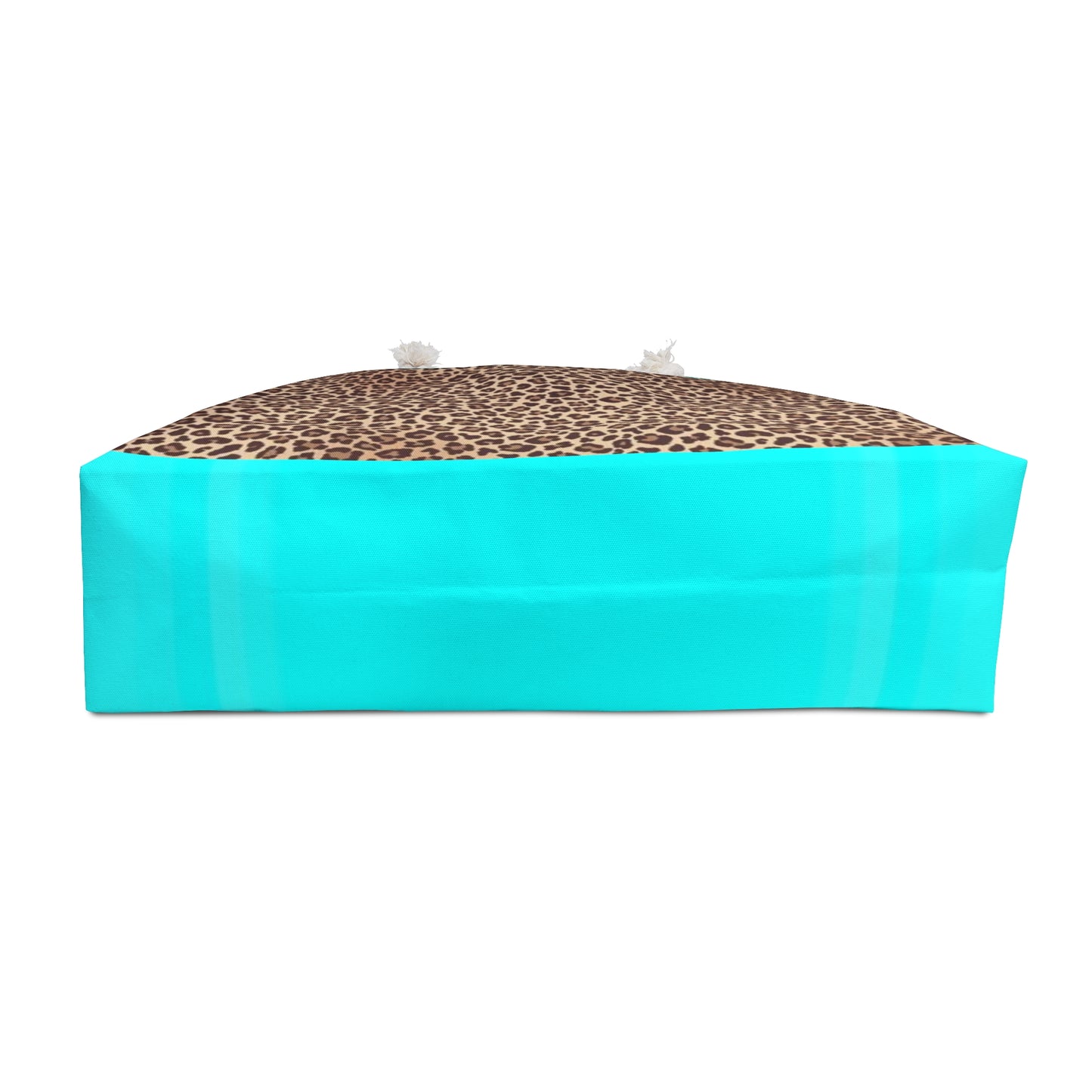 Teal Leopard Print Weekender Bag