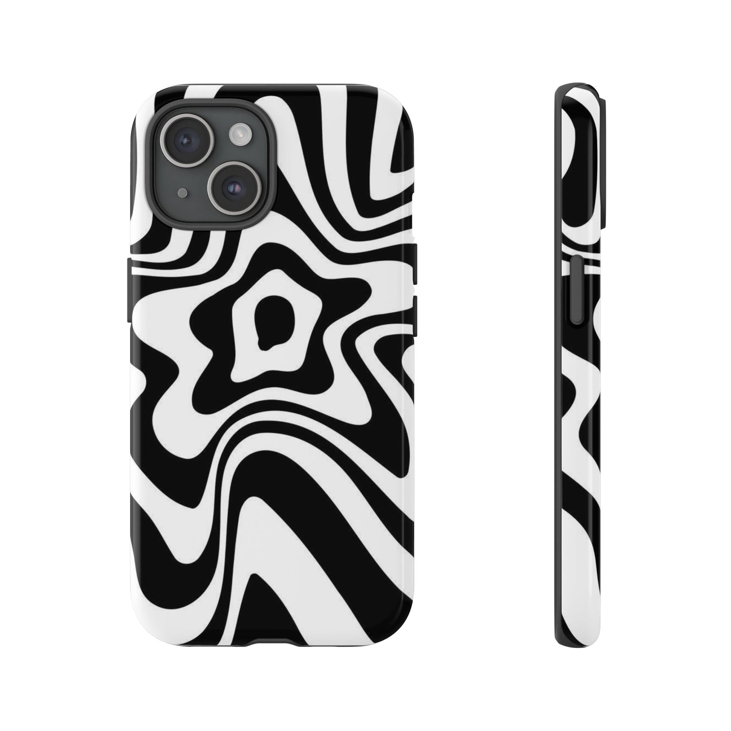 Black Swirl Phone Case