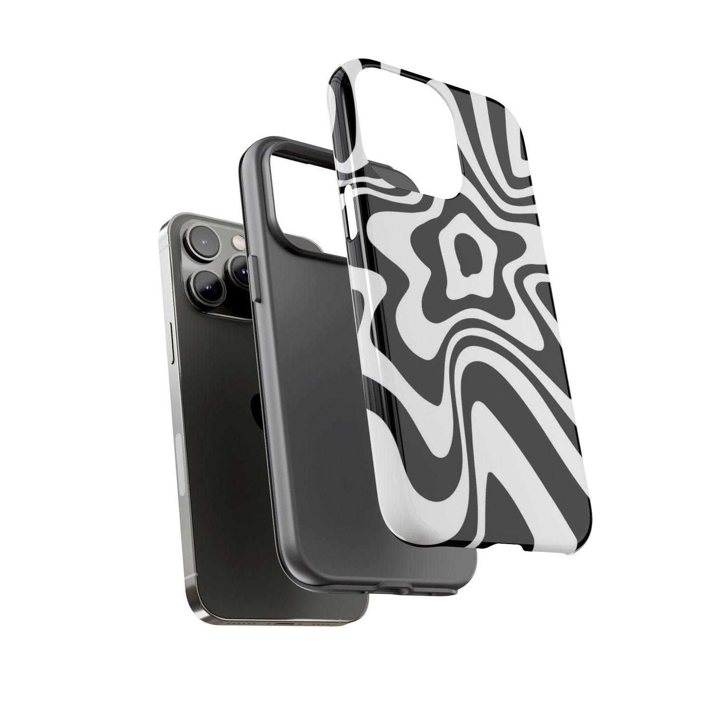 Black Swirl Phone Case