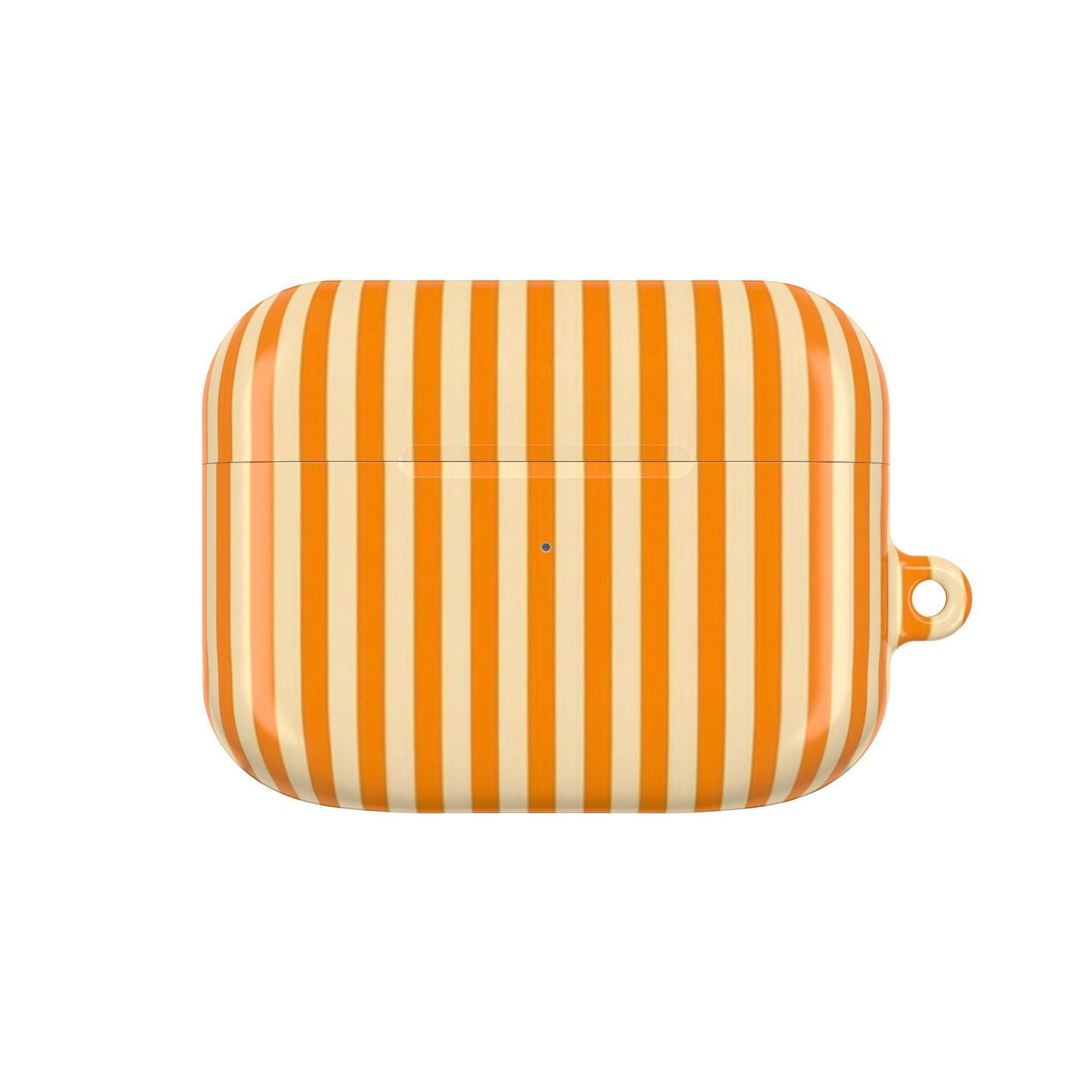 Orange Stripe AirPod Case