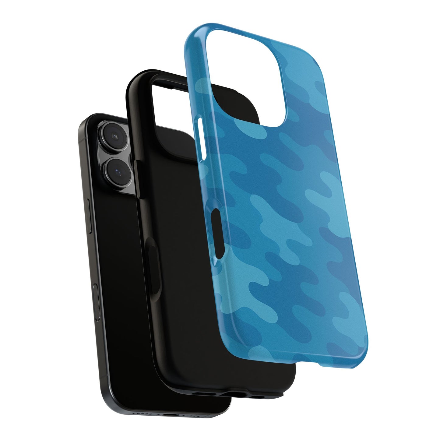 Blue Camo Phone Case