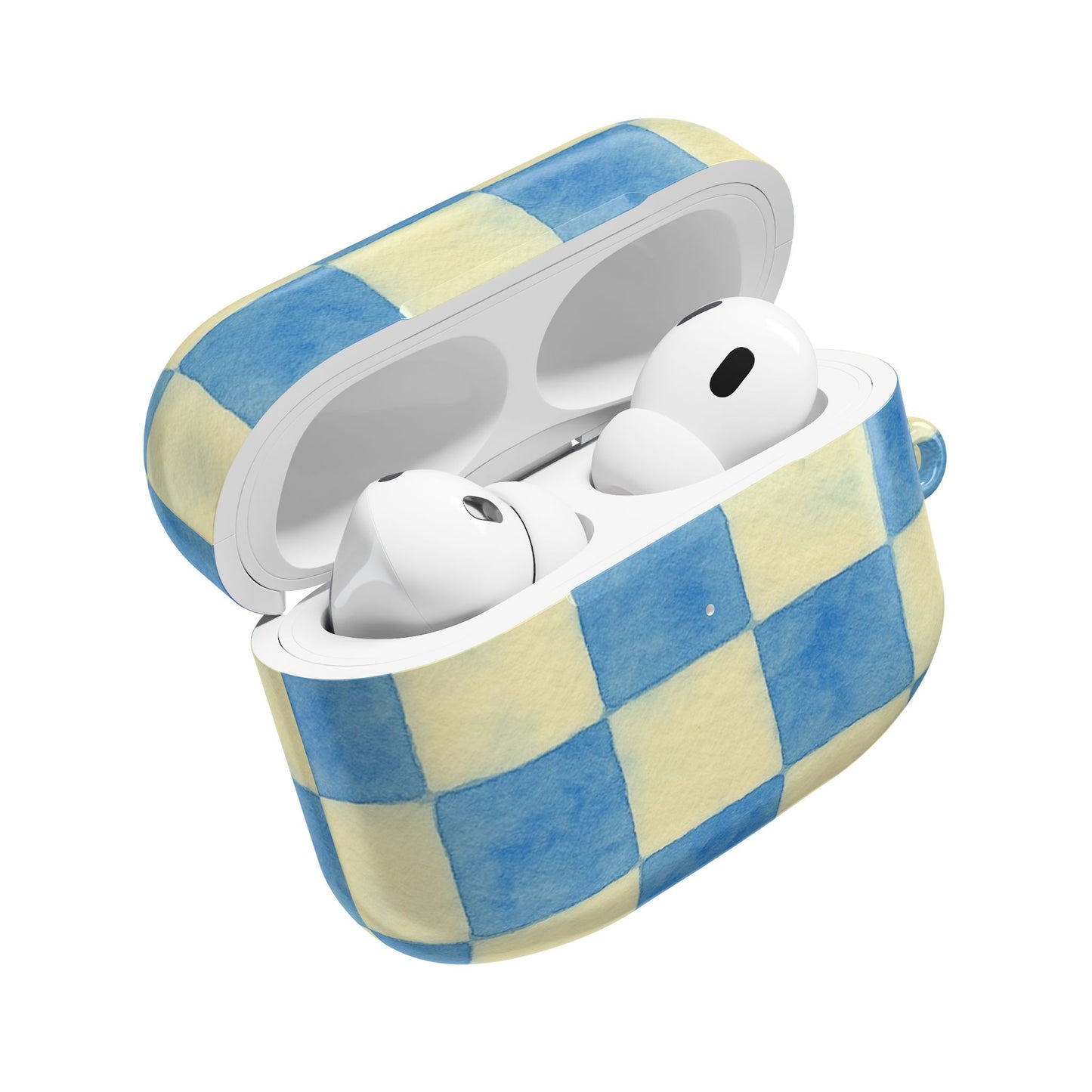 Blue Checkered AirPod Case