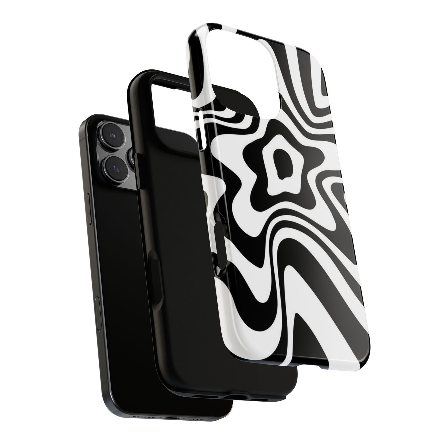 Black Swirl Phone Case