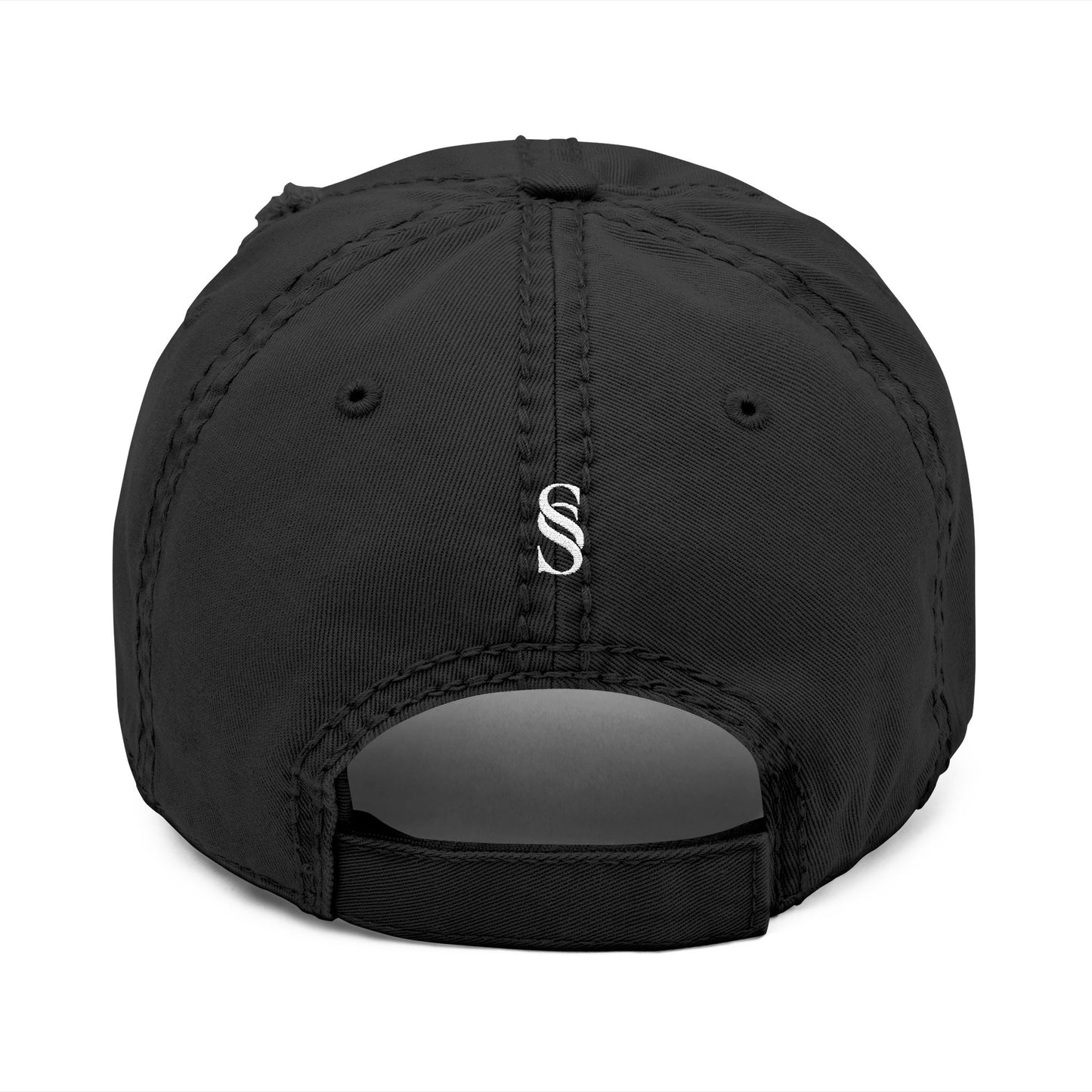 Pink Cross Distressed Hat