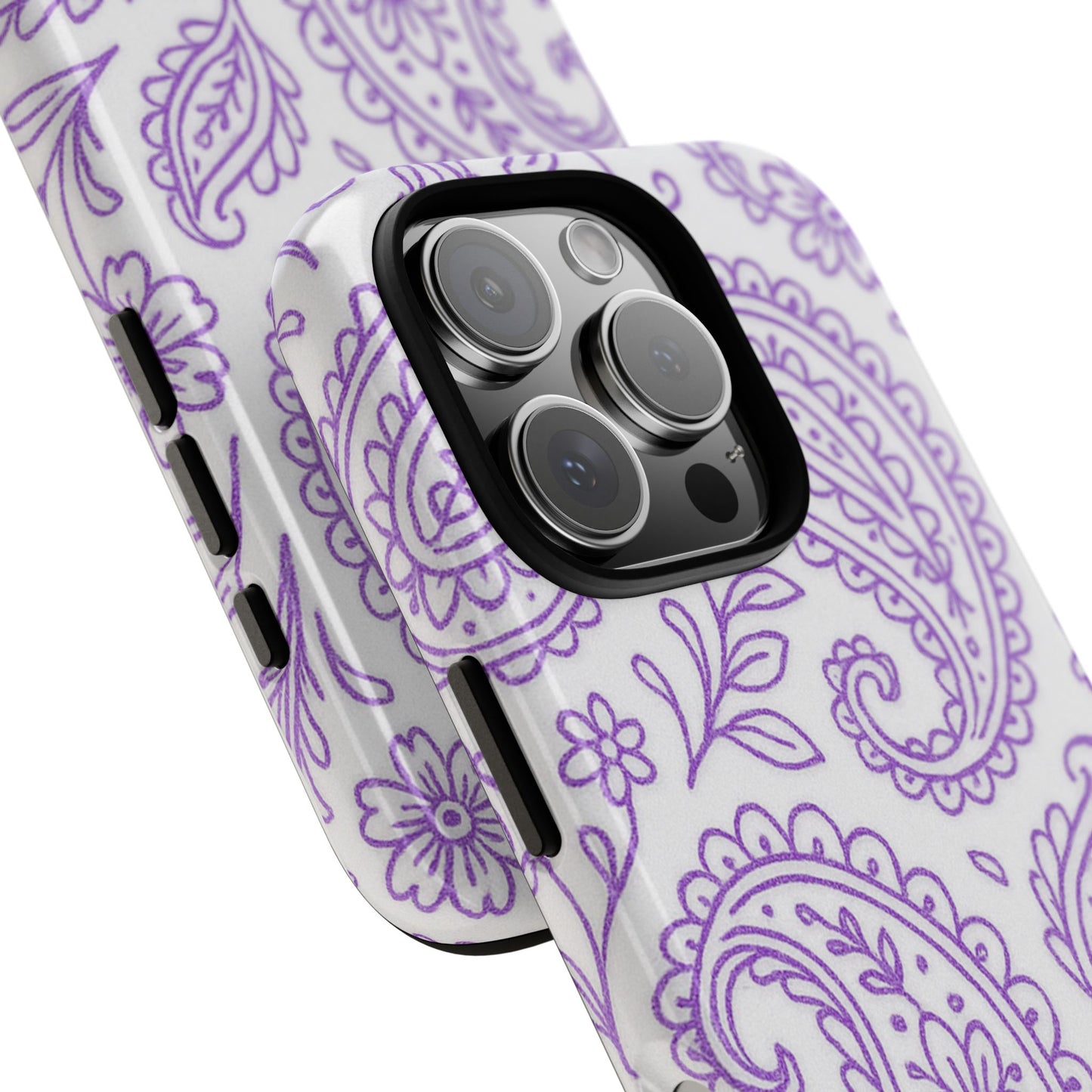 Purple Paisley Phone Case
