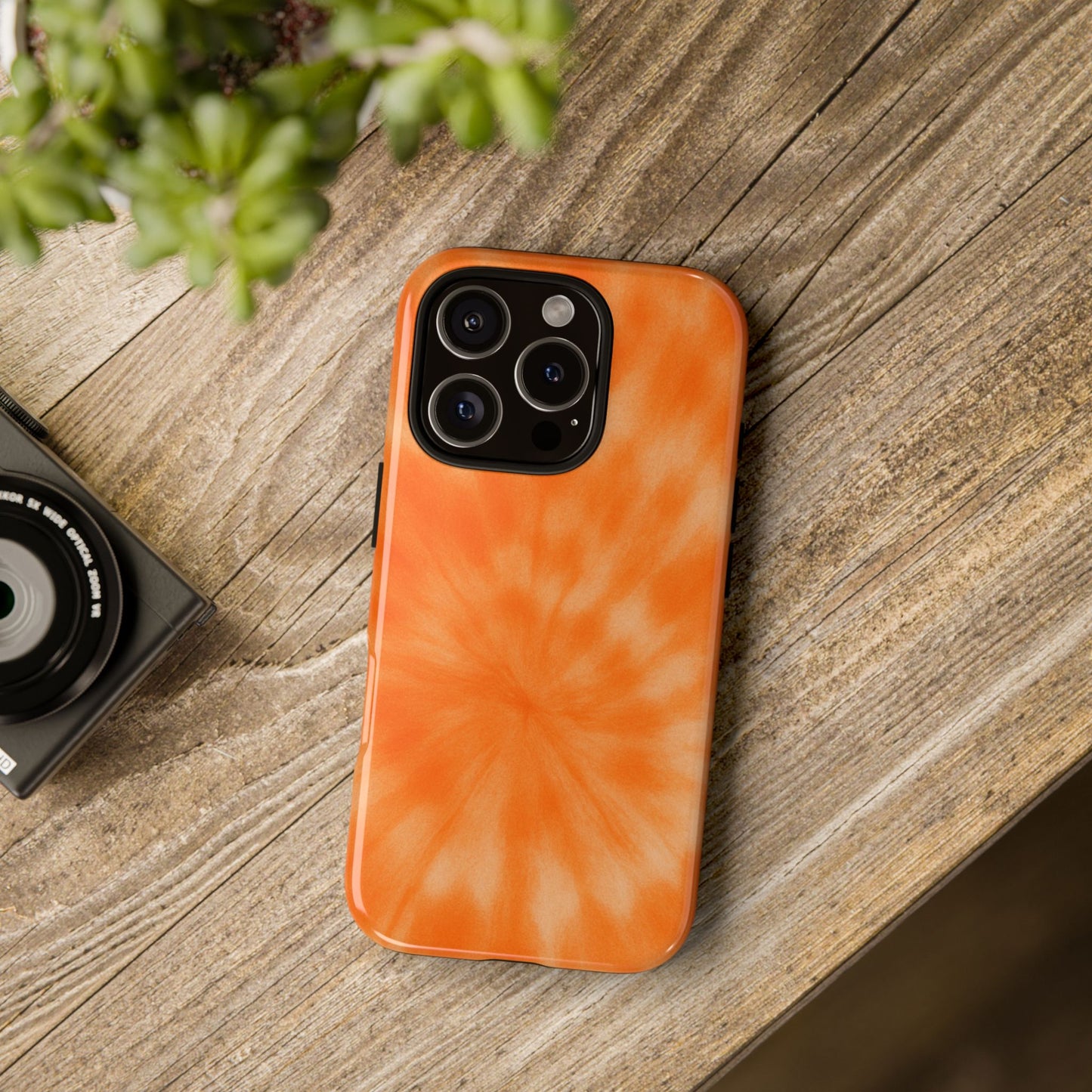 Orange Tie-Dye Phone Case