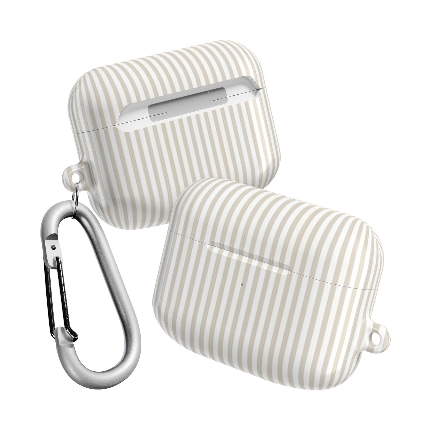 Beige Stripe AirPod Case
