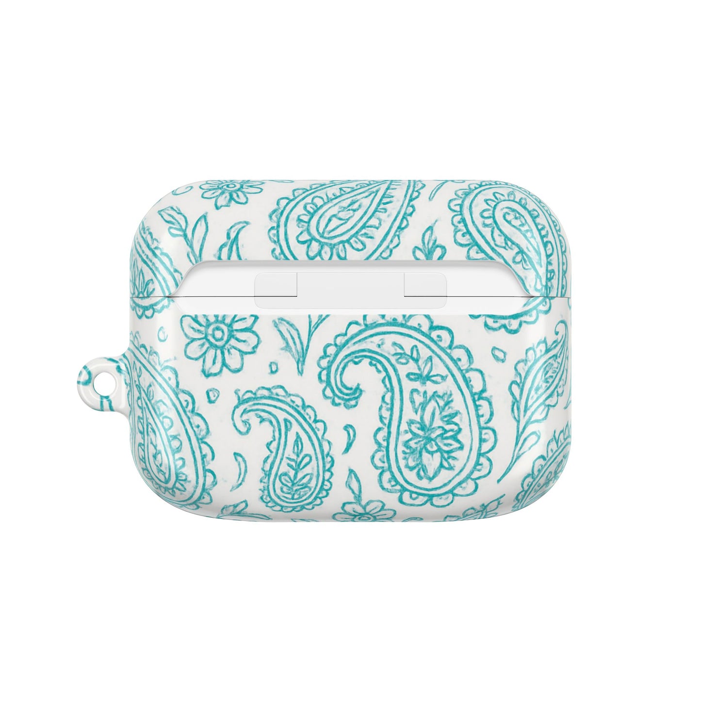 Blue Paisley AirPod Case