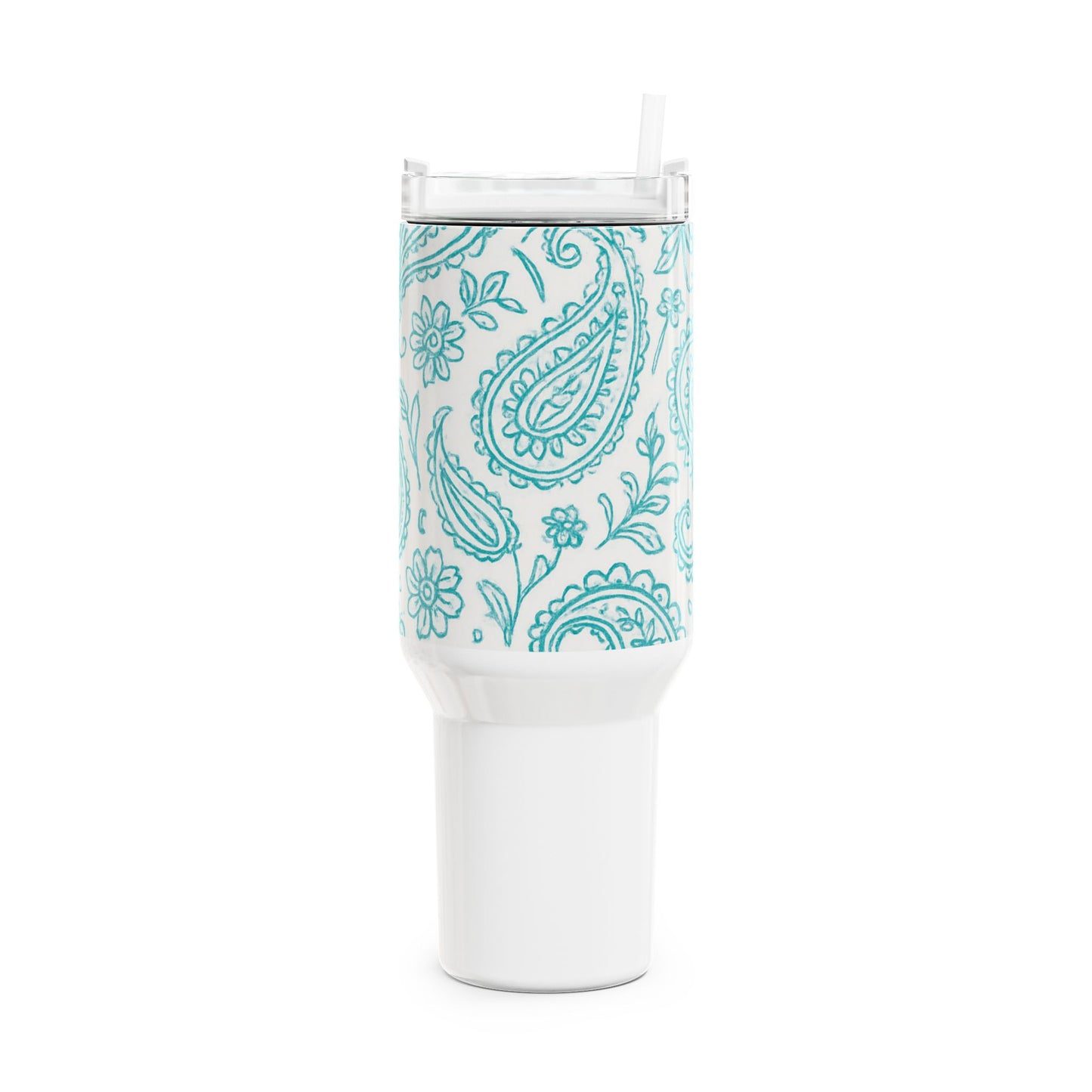 Blue Paisley Tumbler | 40oz