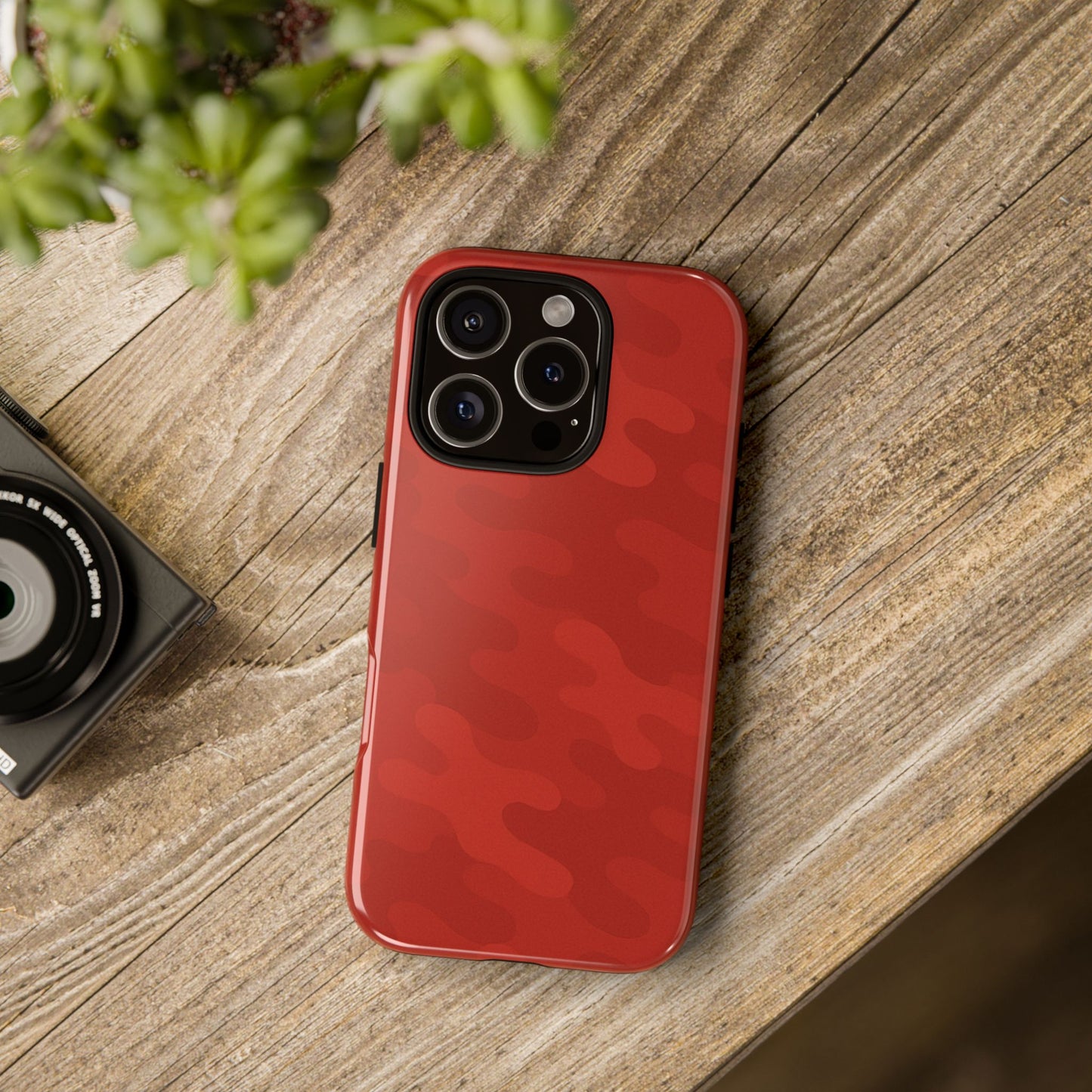 Red Camo Phone Case
