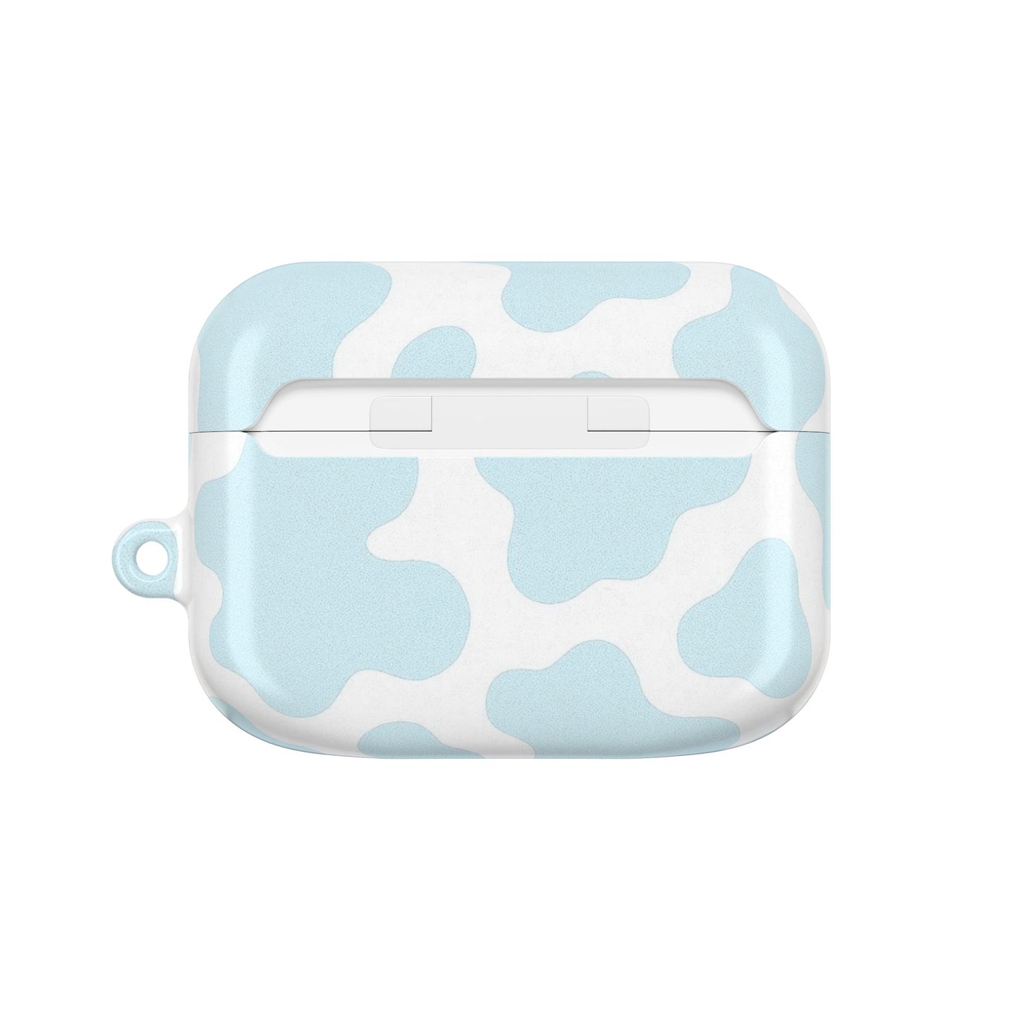 Blue Cow Print AirPod Case