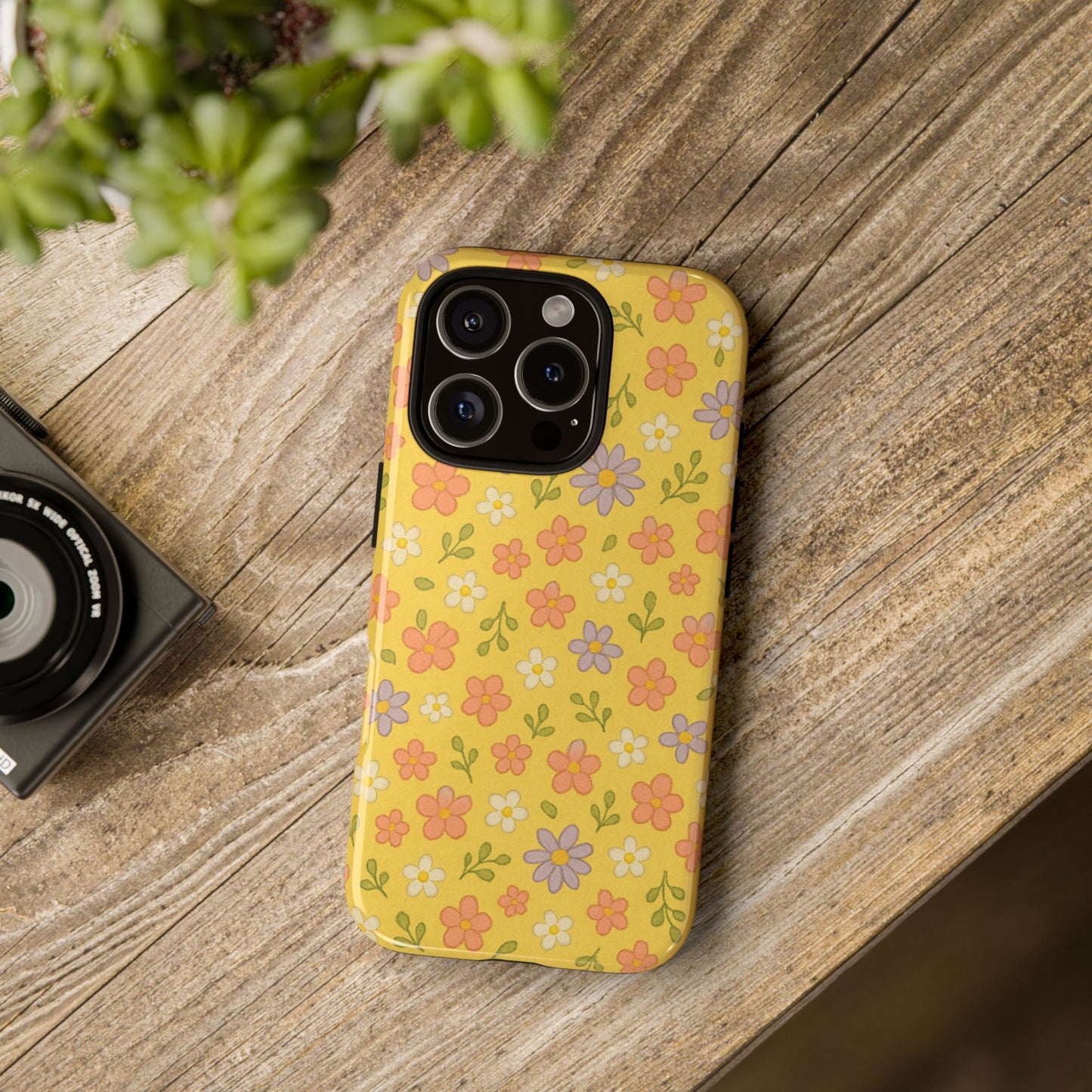 Yellow Floral Phone Case