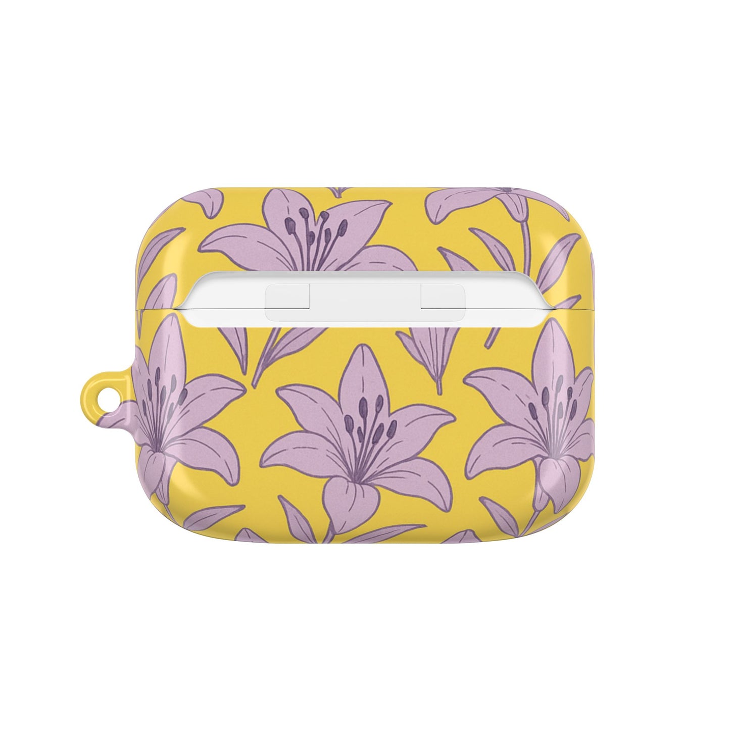 Purple Lily AirPod Case