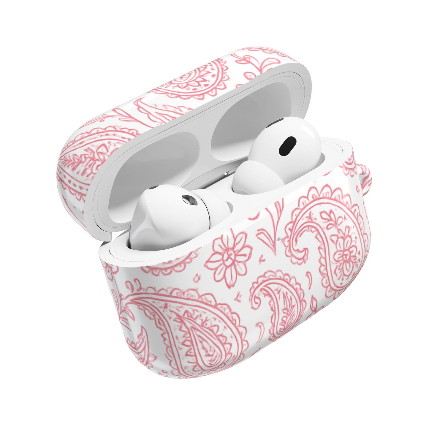 Pink Paisley AirPod Case