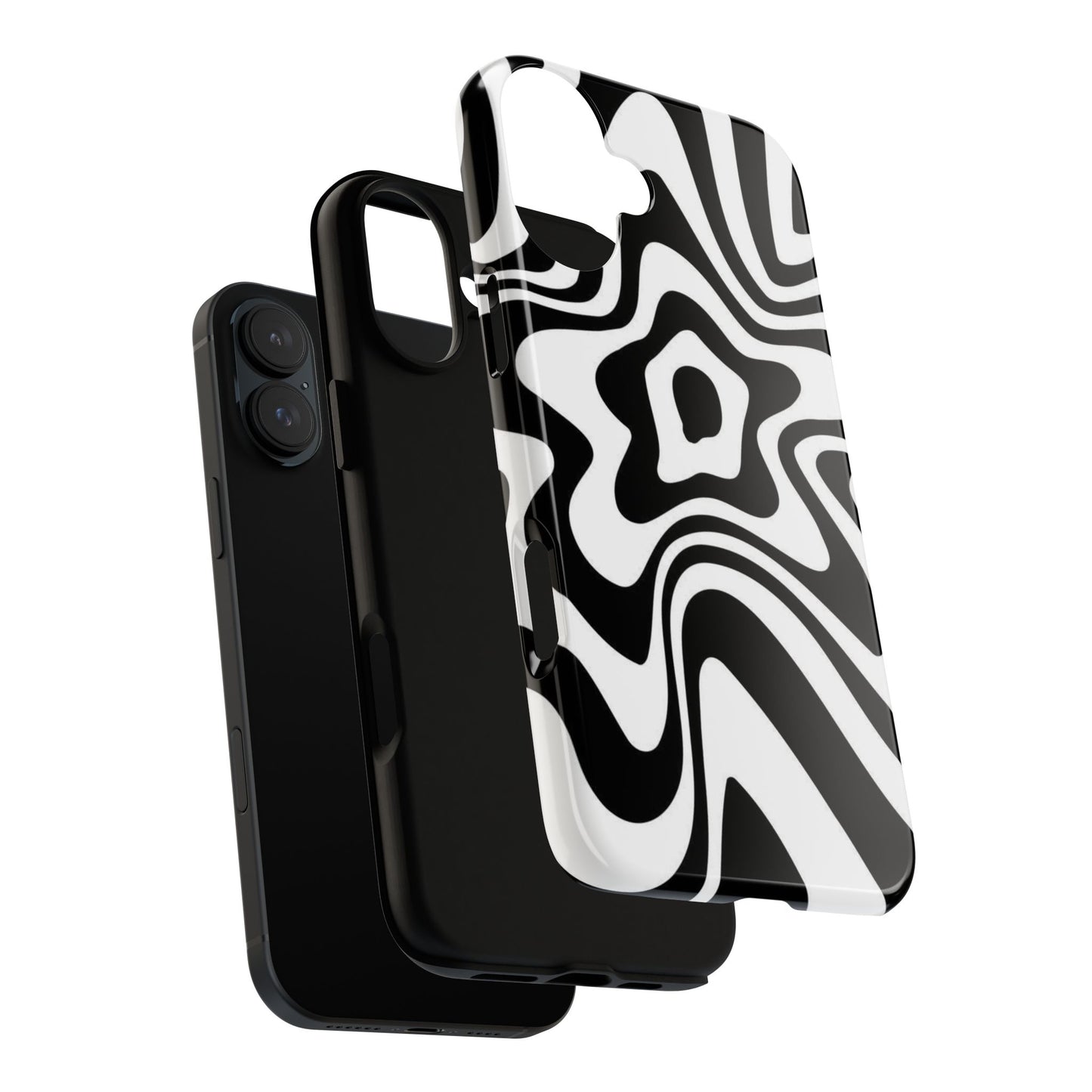 Black Swirl Phone Case