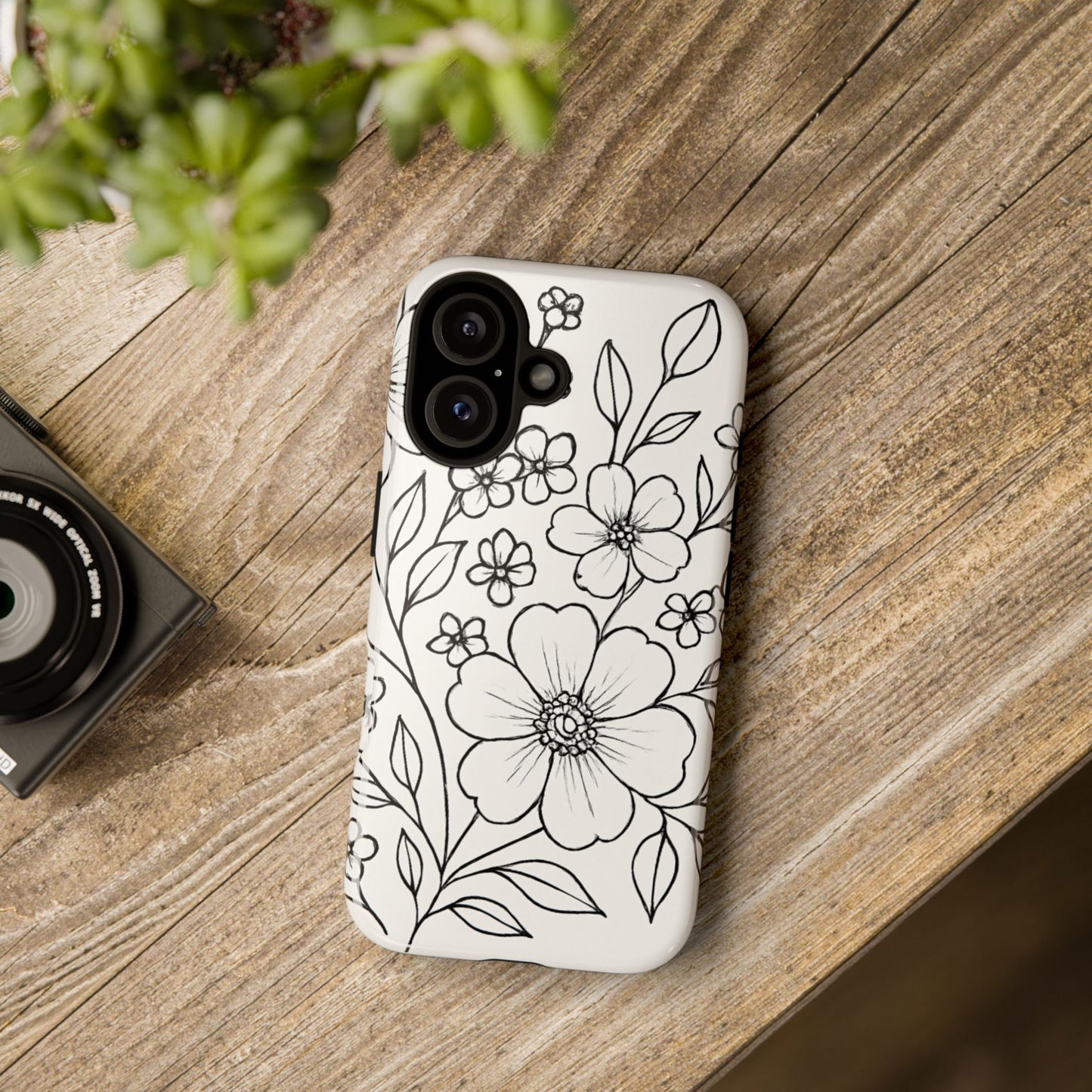 Flower Tough Phone Case