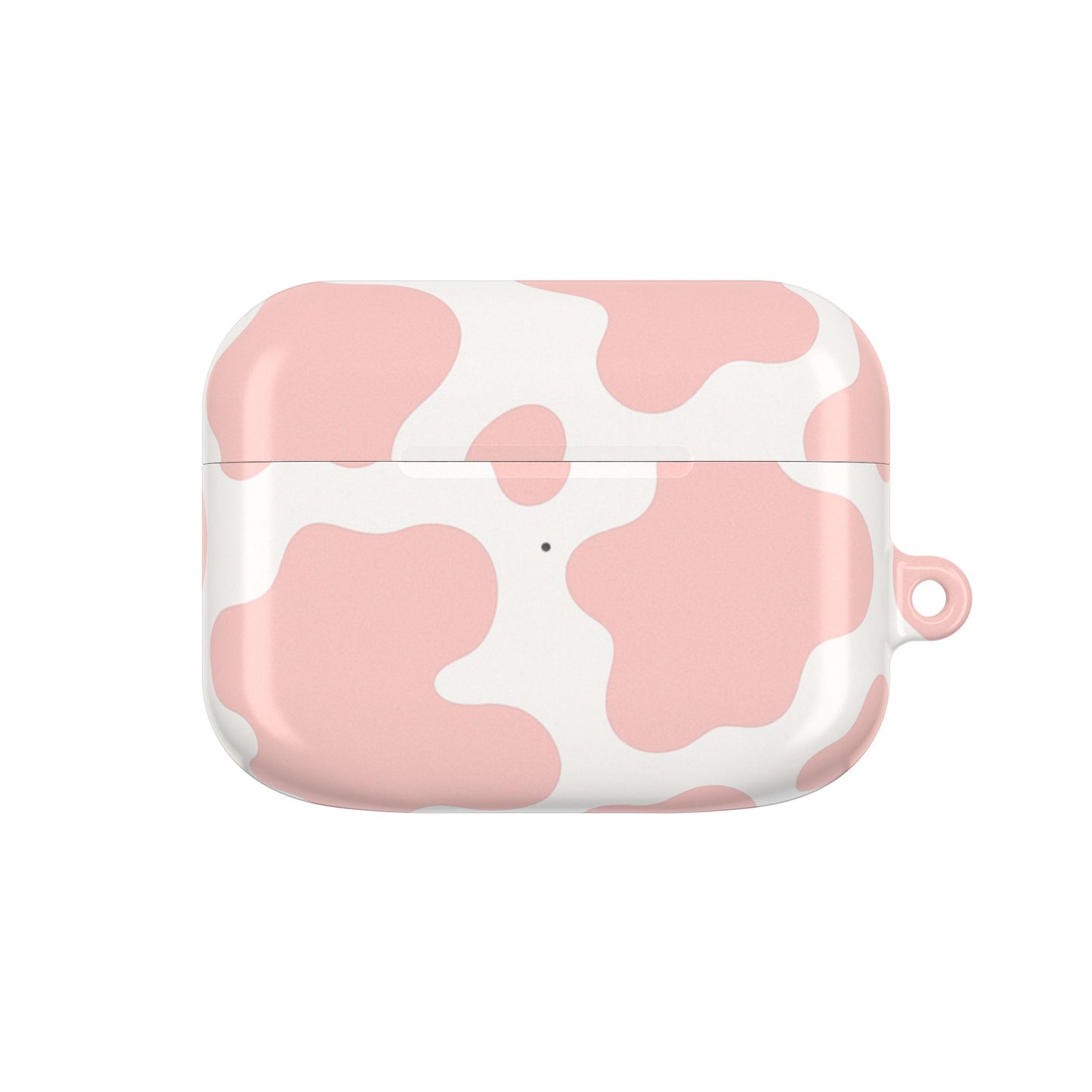 Pink Cow Print AirPod Case