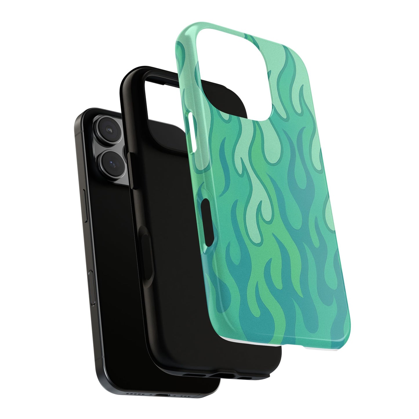 Green Flame Phone Case