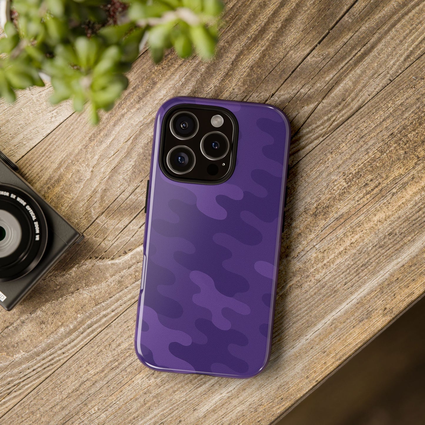 Purple Camo Phone Case