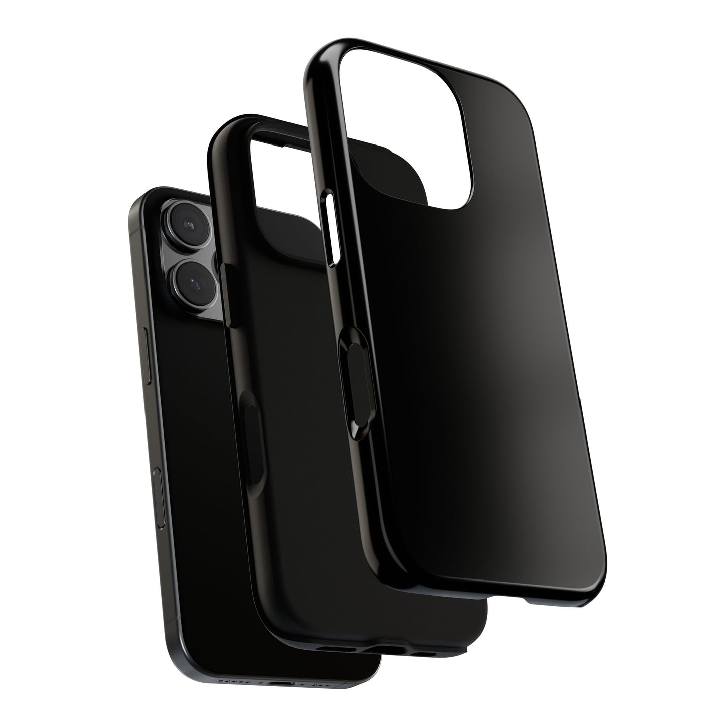 Black Tough Phone Case-Personalizable