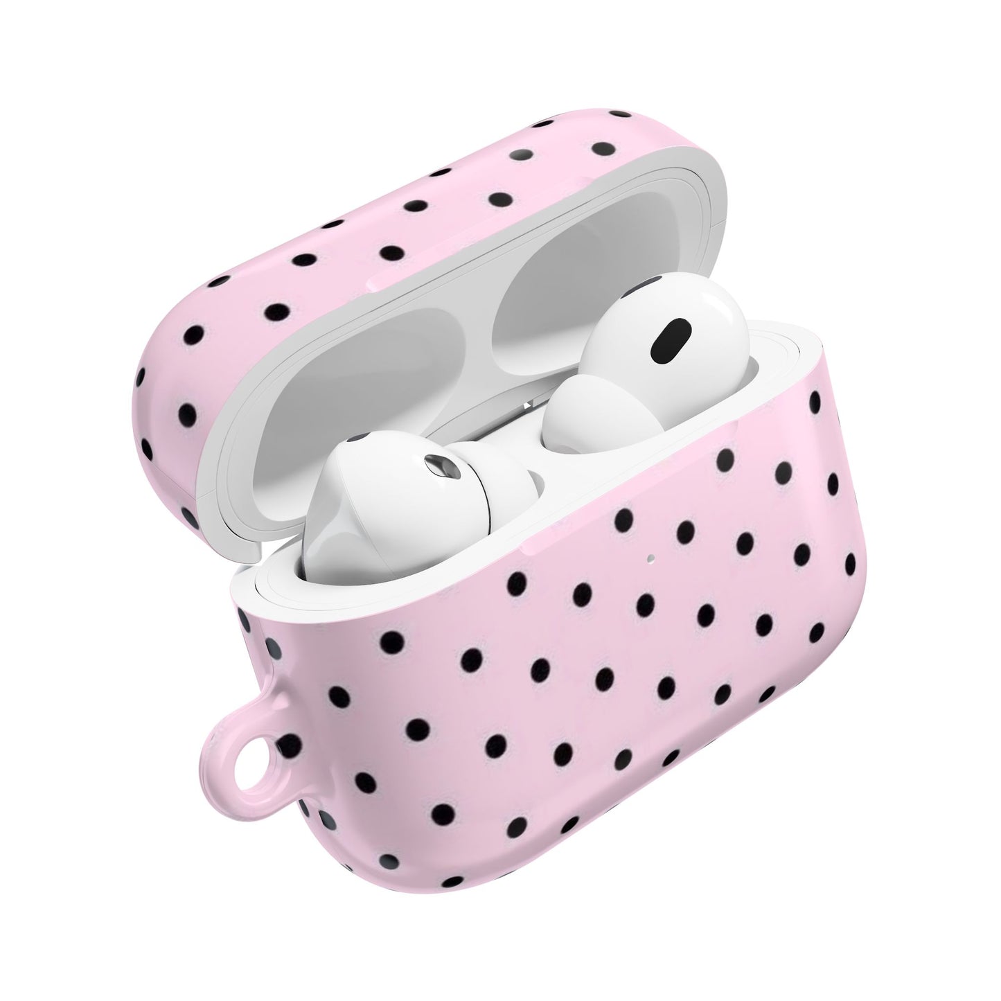 Pink Polka Dot AirPod Case