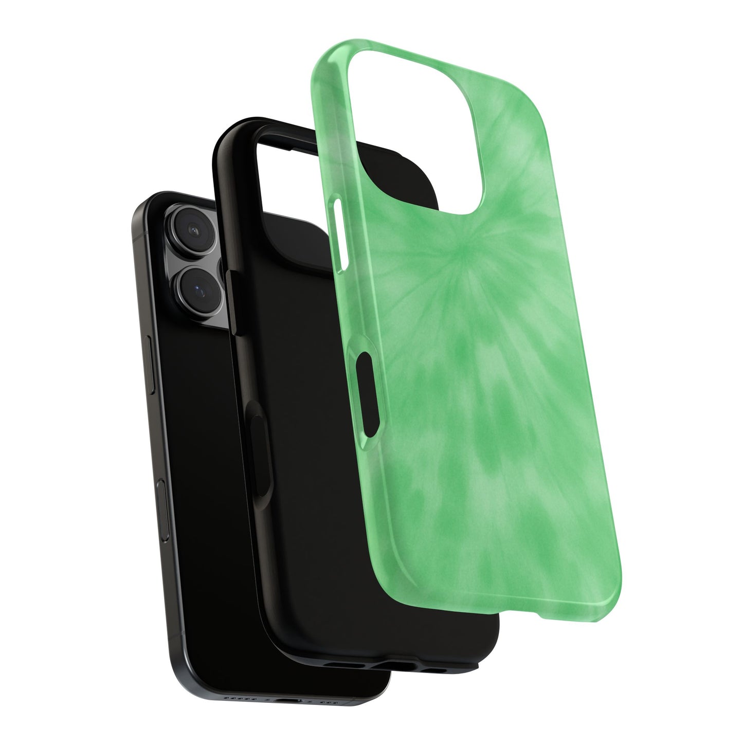 Green Tie-Dye Phone Case
