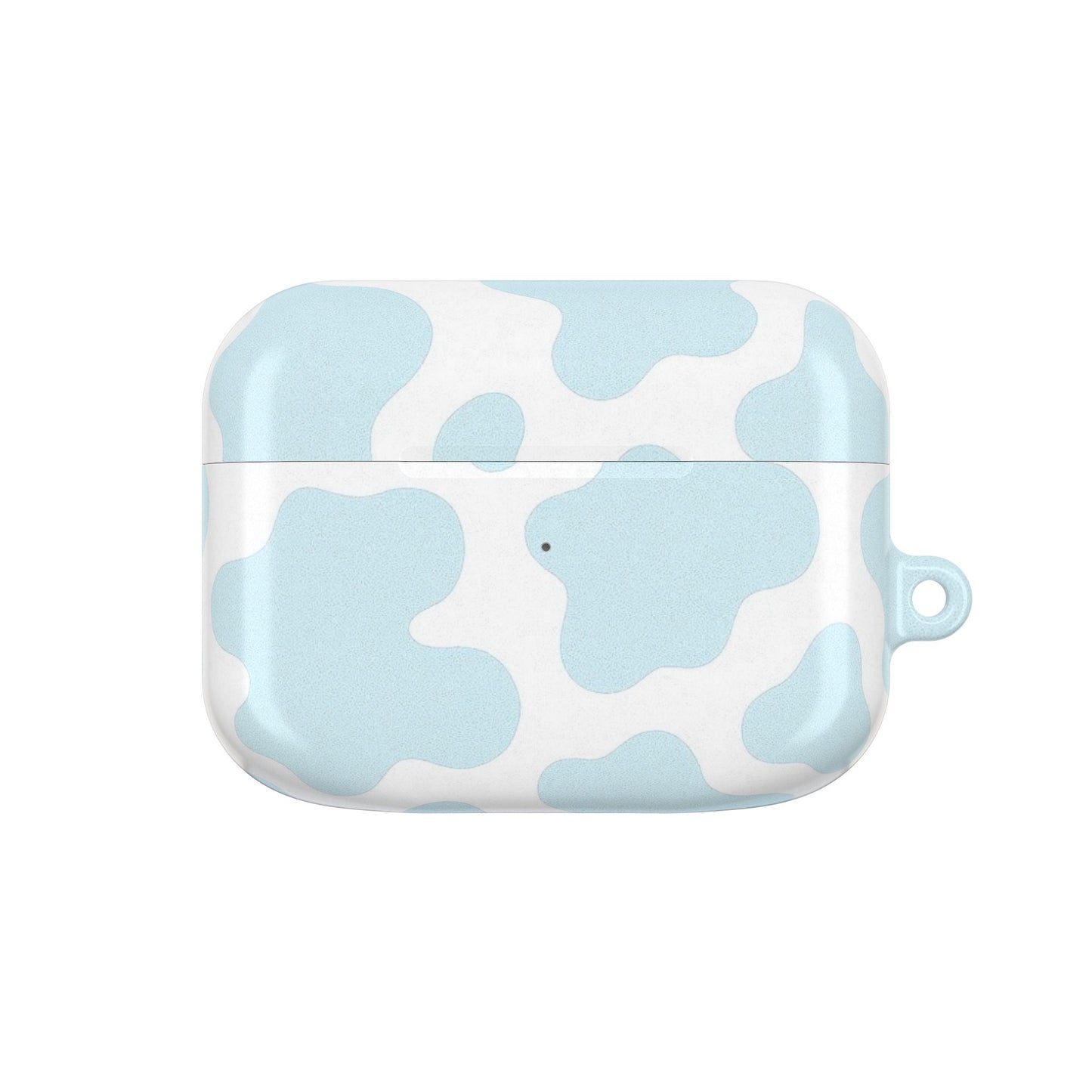 Blue Cow Print AirPod Case