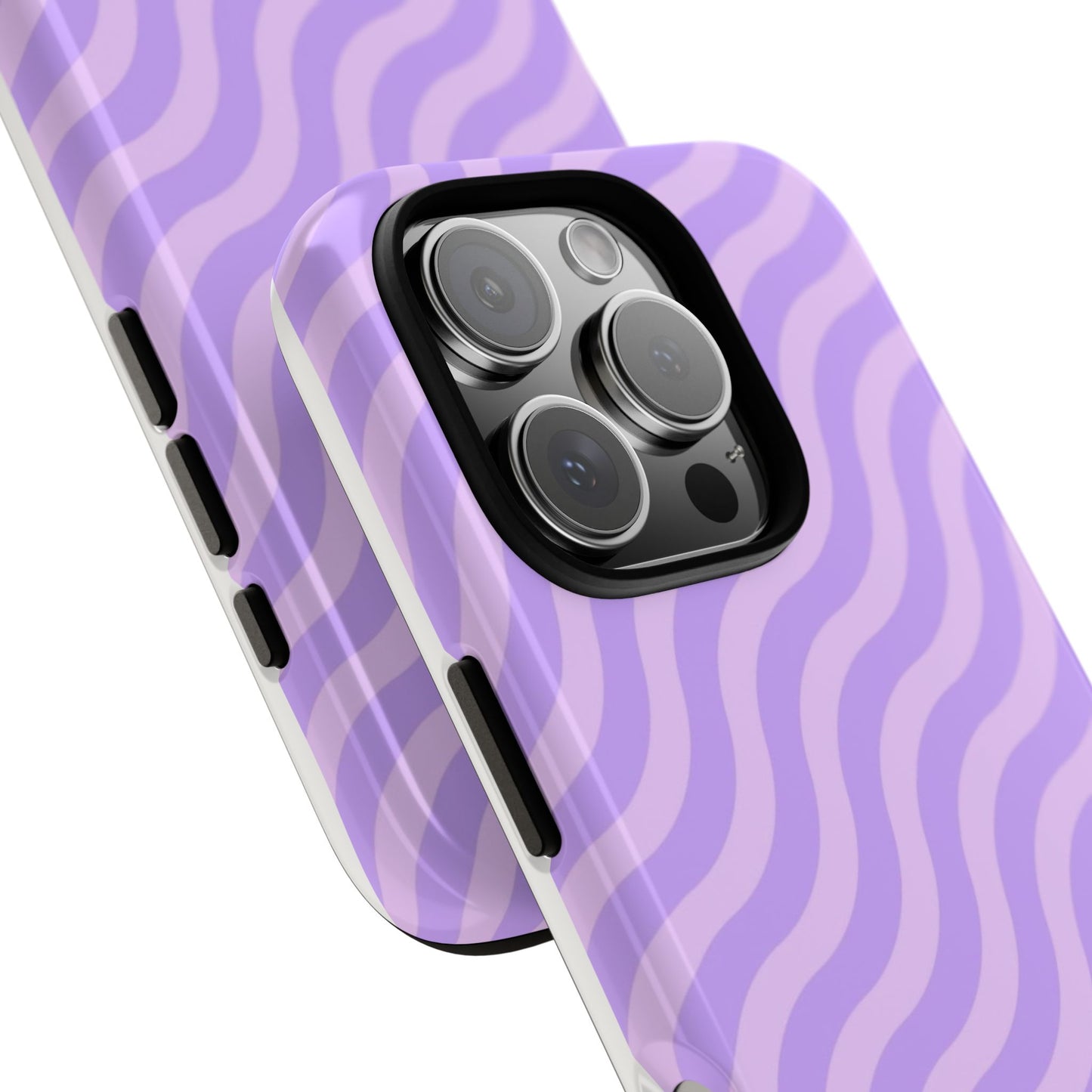 Purple Squiggly Phone Case