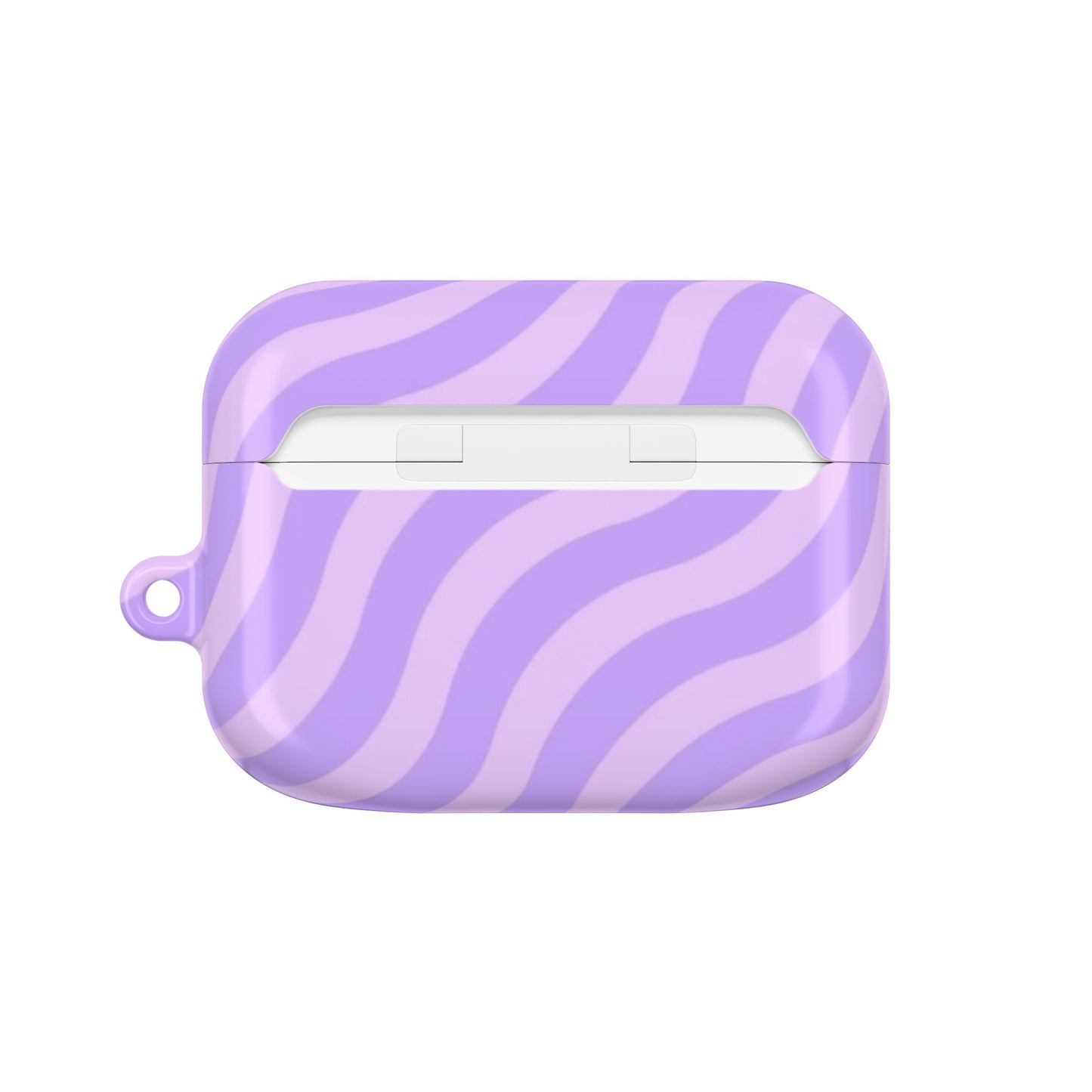 Purple Squiggly AirPod Case