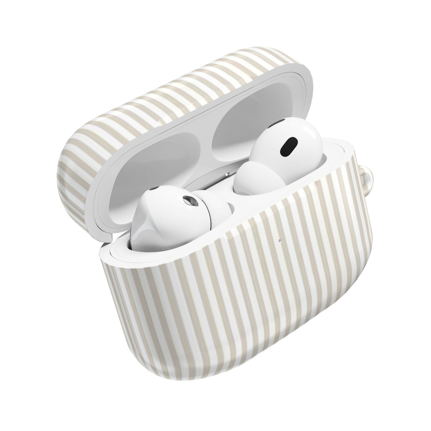 Beige Stripe AirPod Case