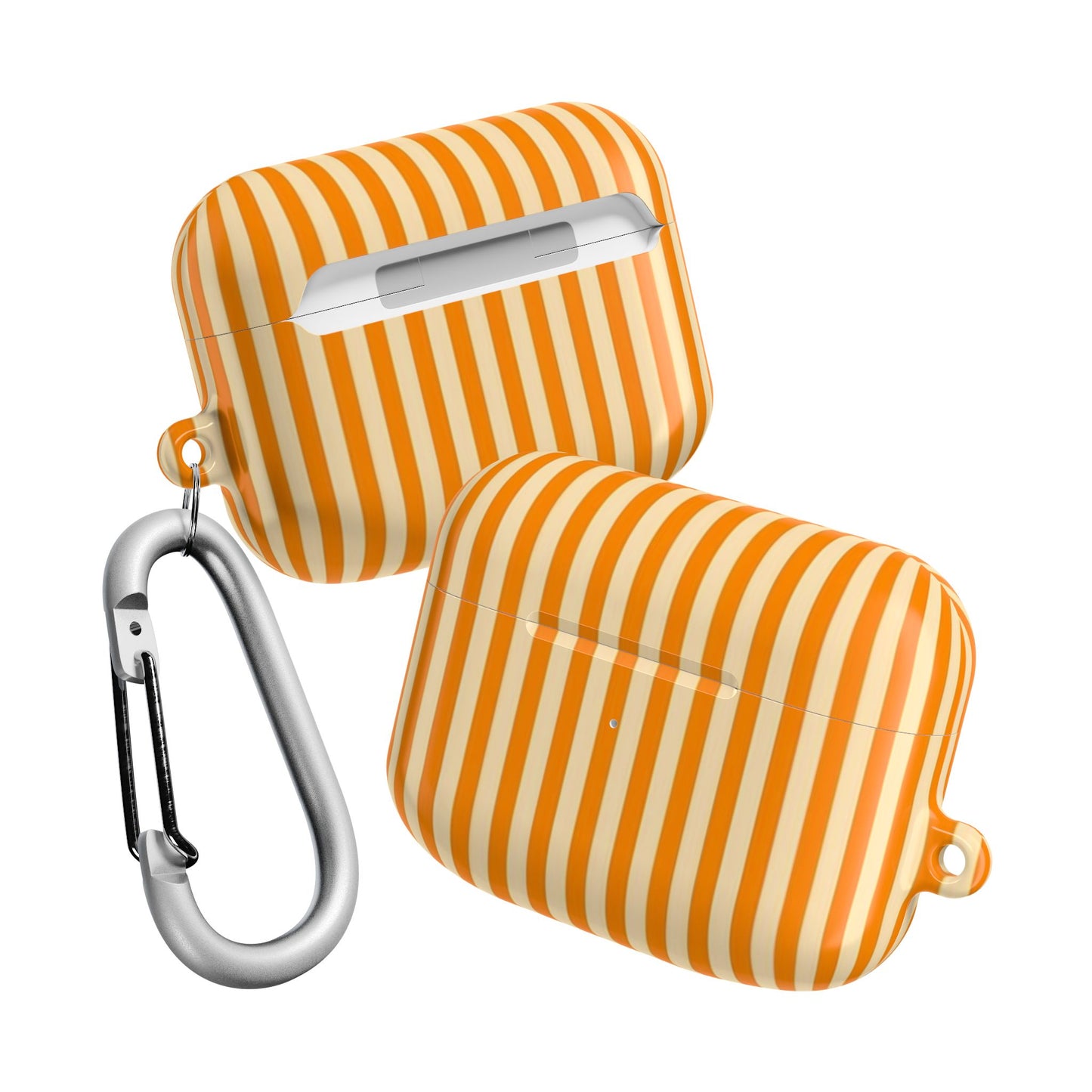 Orange Stripe AirPod Case