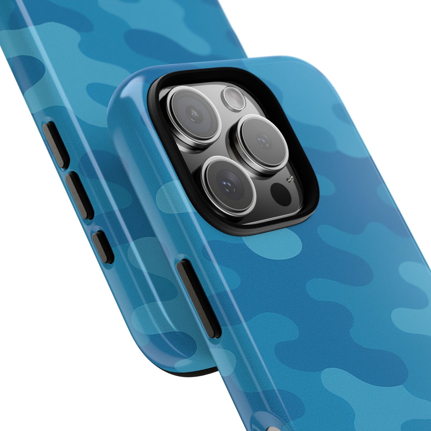 Blue Camo Phone Case