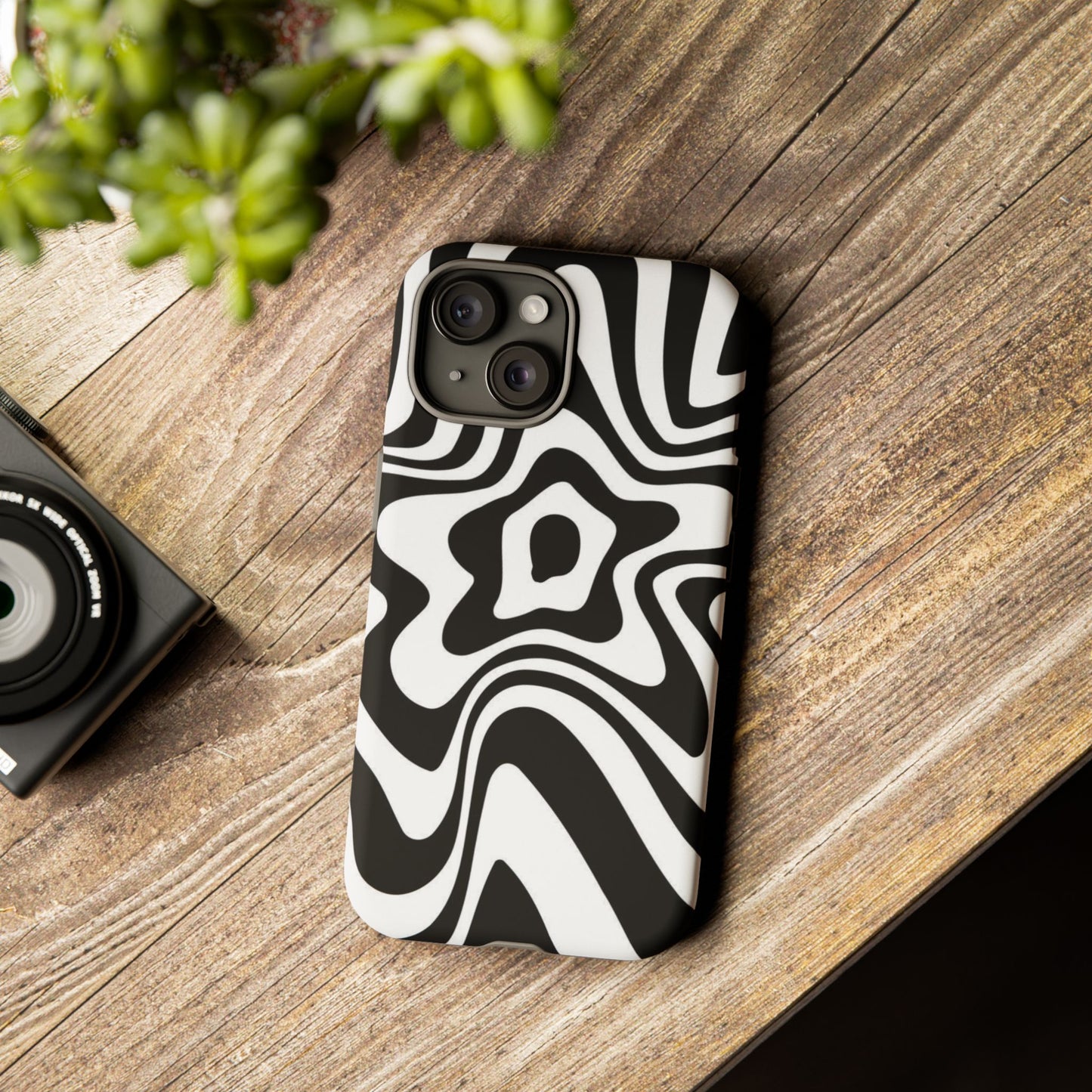Black Swirl Phone Case