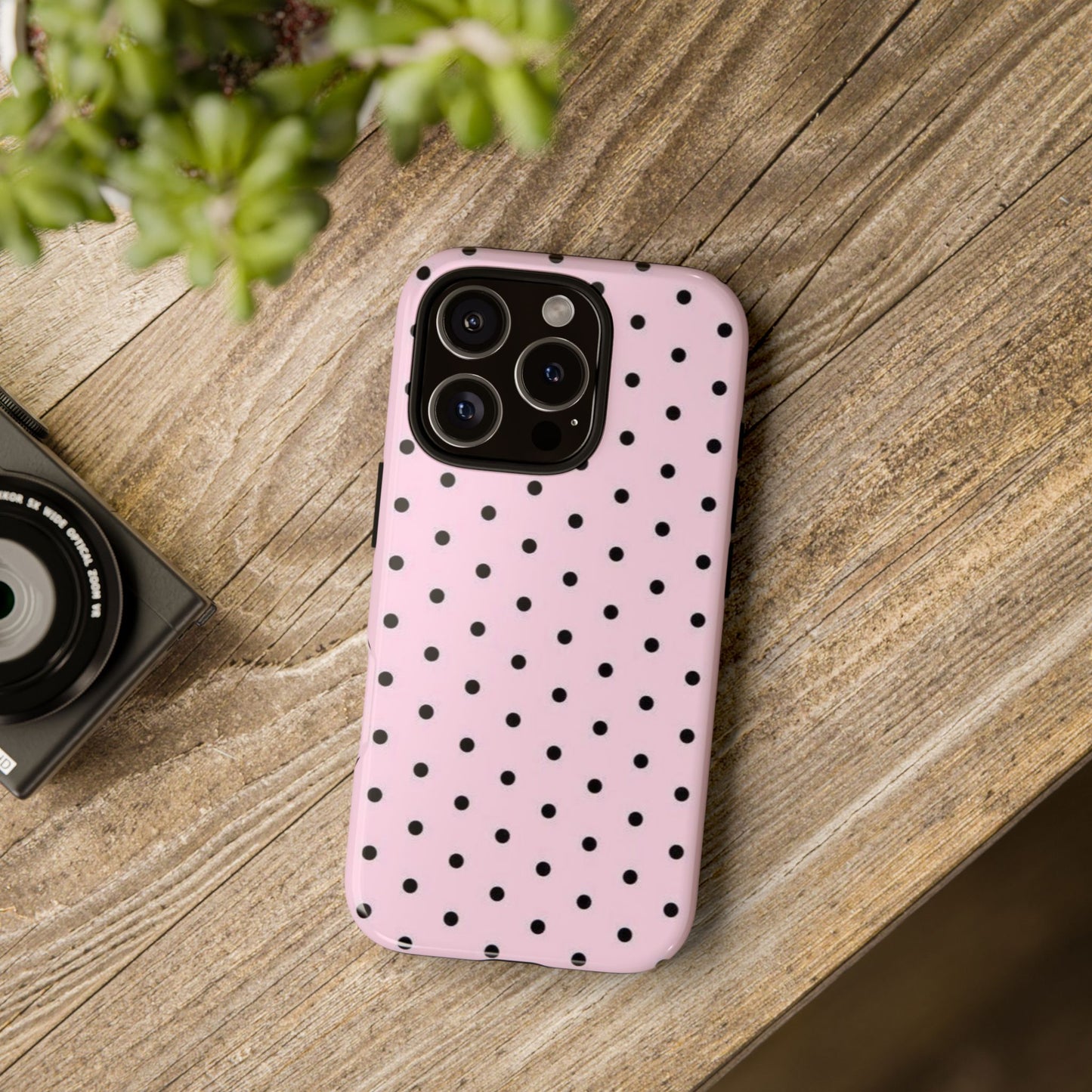 Pink Polka Dot Phone Case