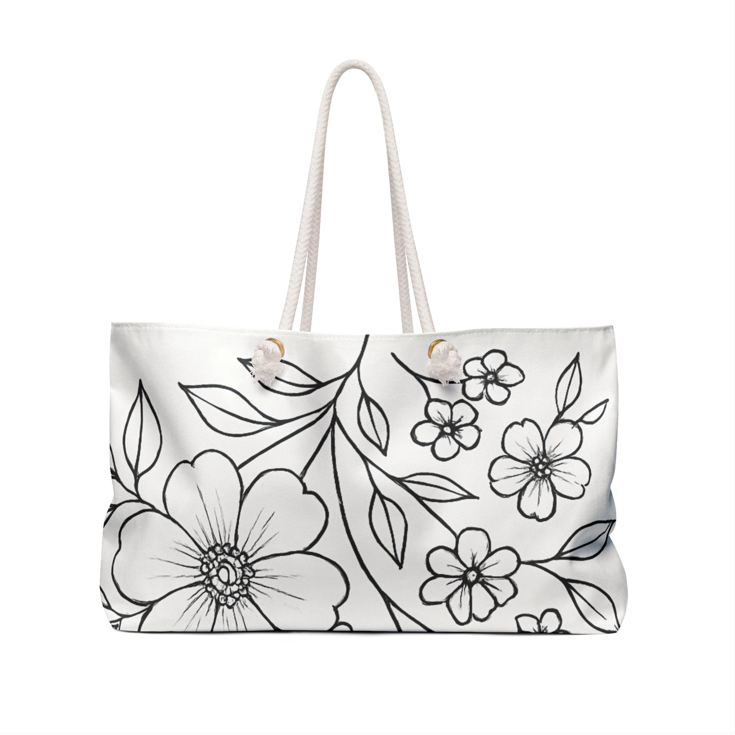 Flower Weekender Bag