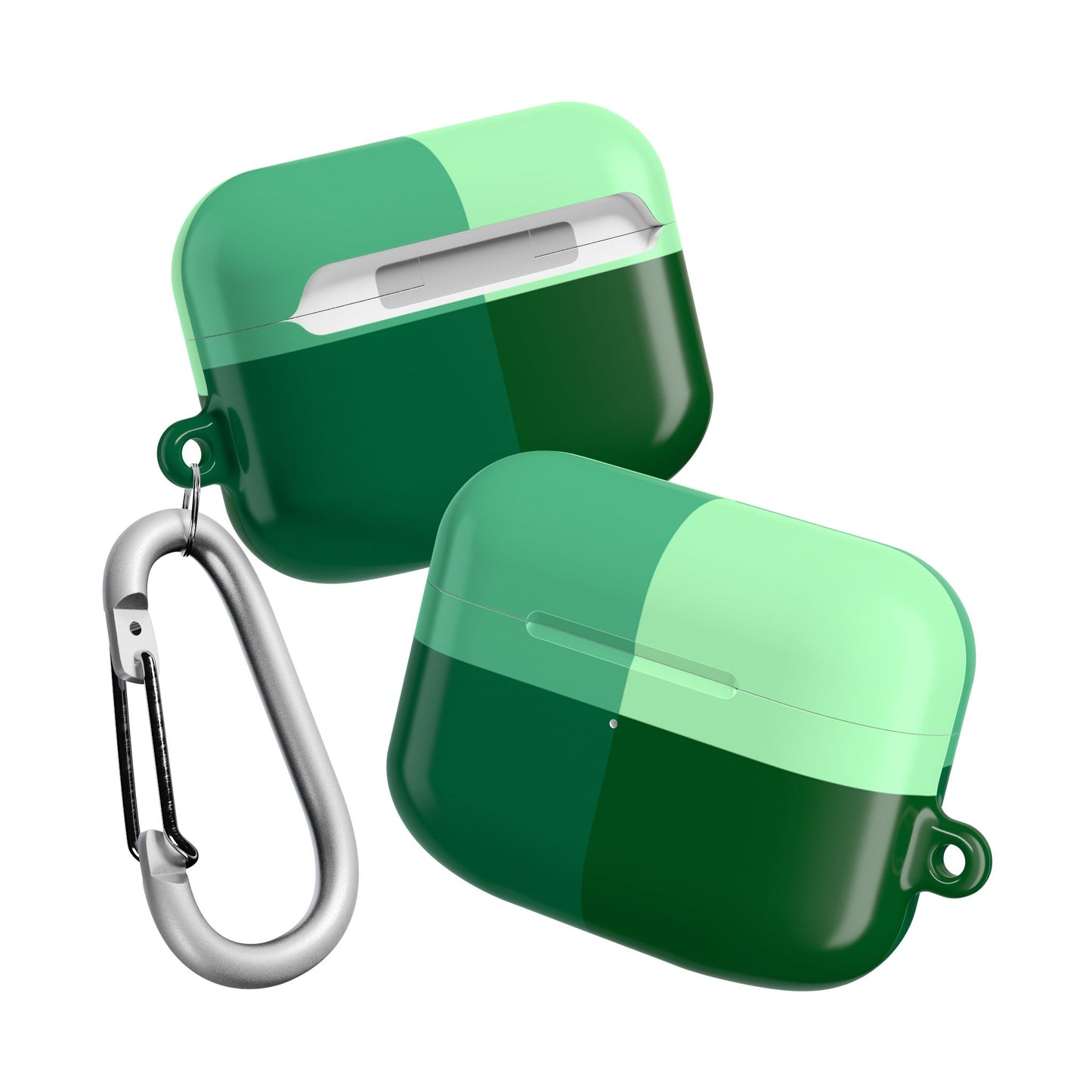 Green Colorblock AirPod Case