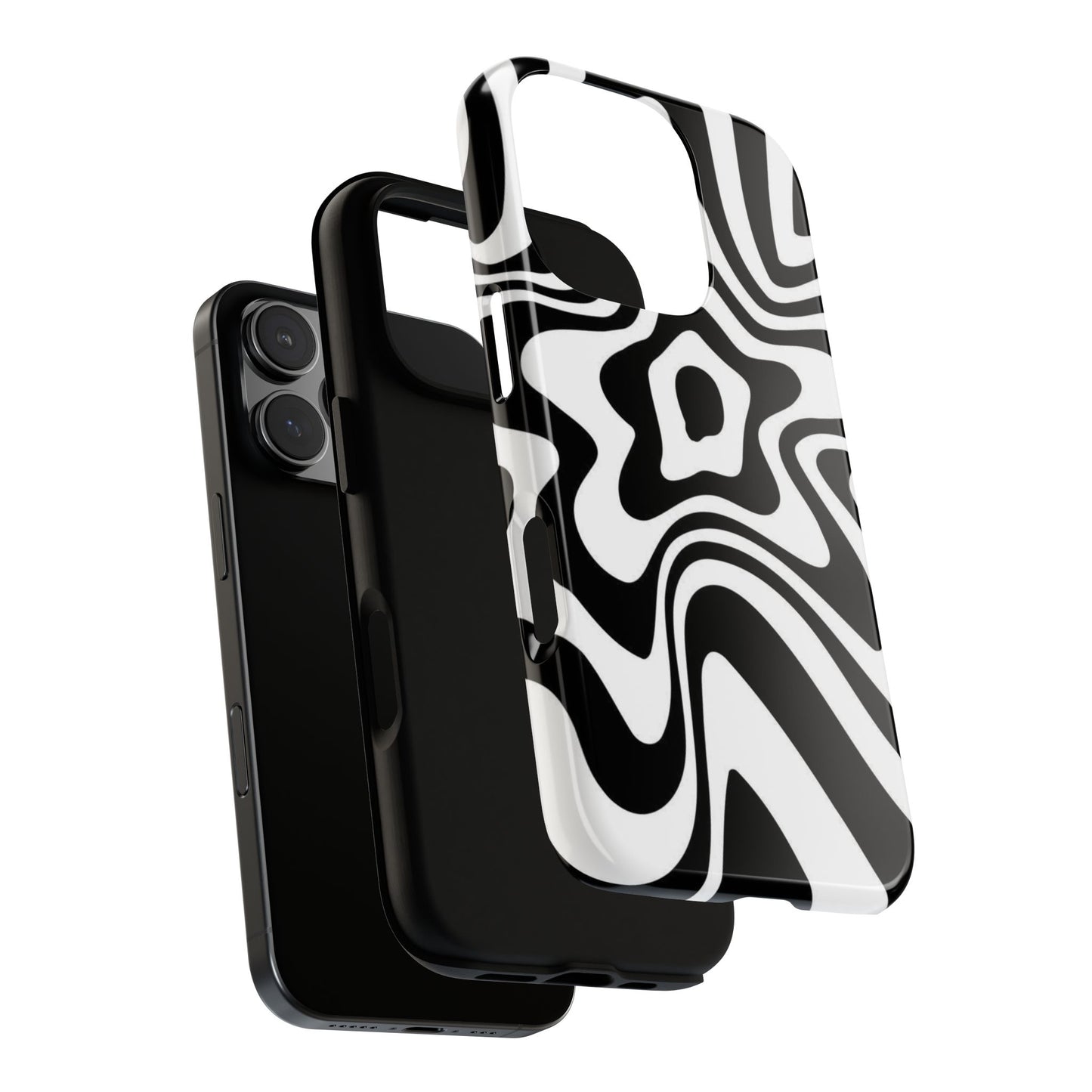 Black Swirl Phone Case