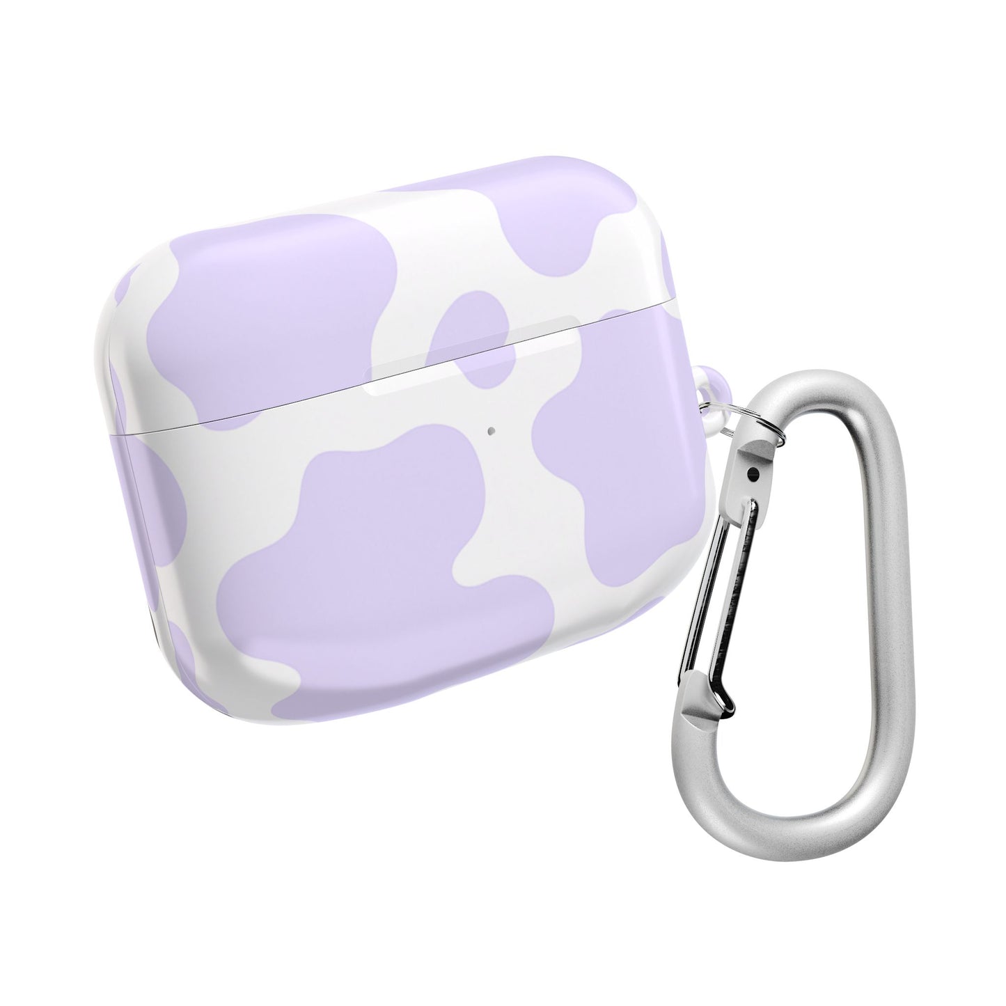 Purple Cow Print AirPod Case