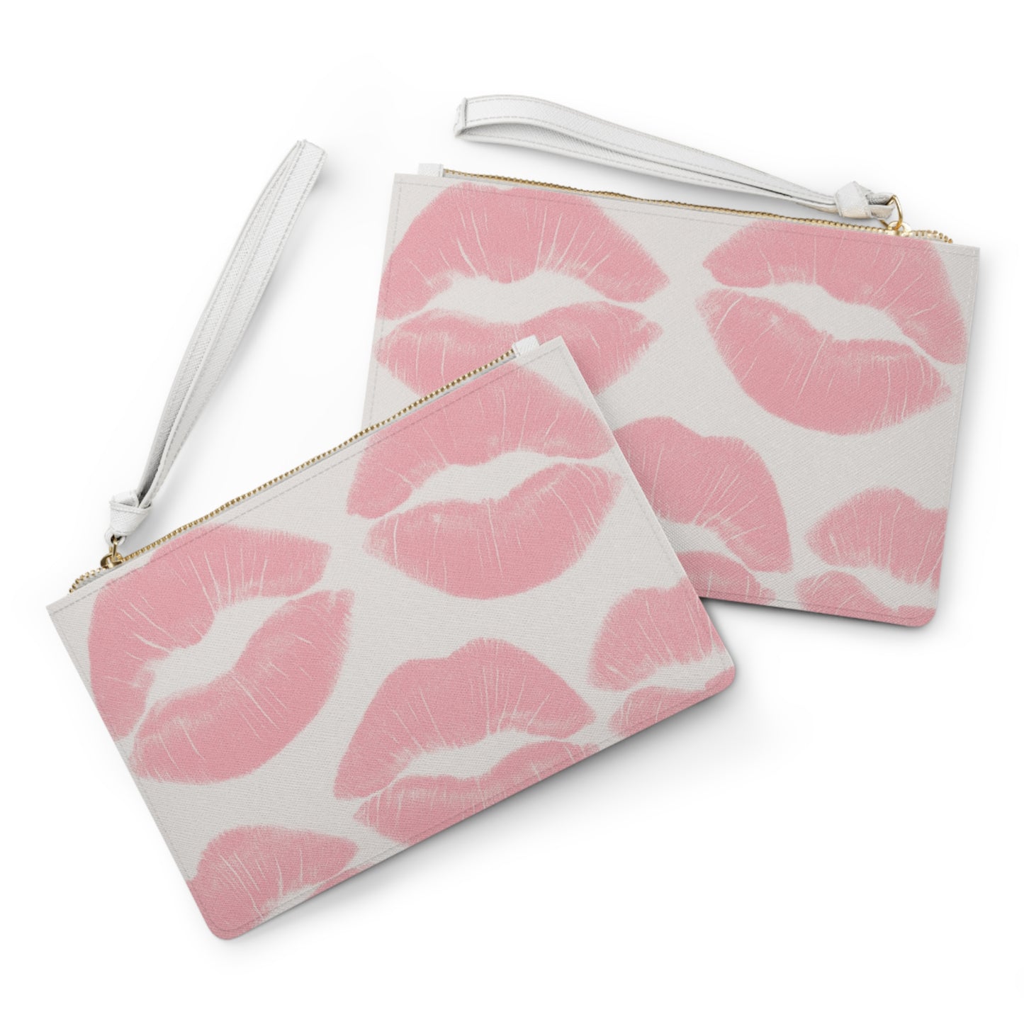 Pink Lipstick Clutch Bag