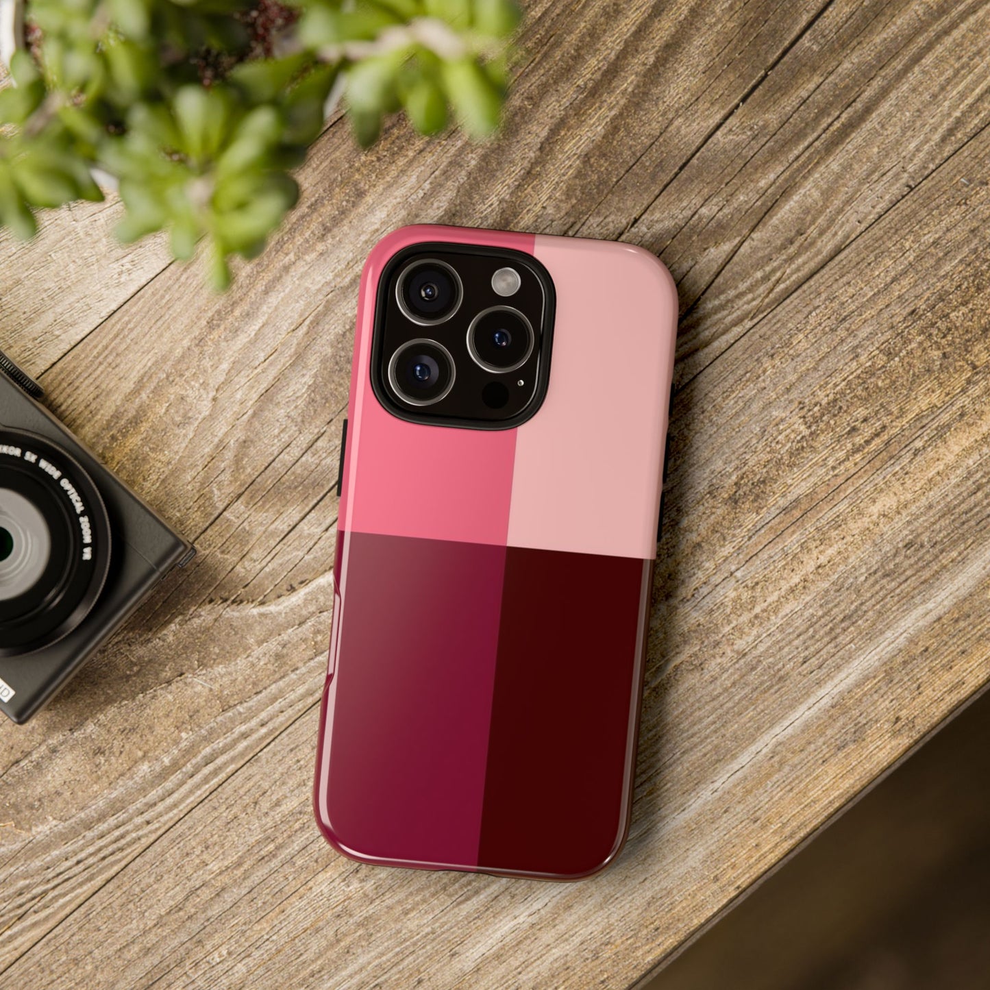 Berry Colorblock Phone Case