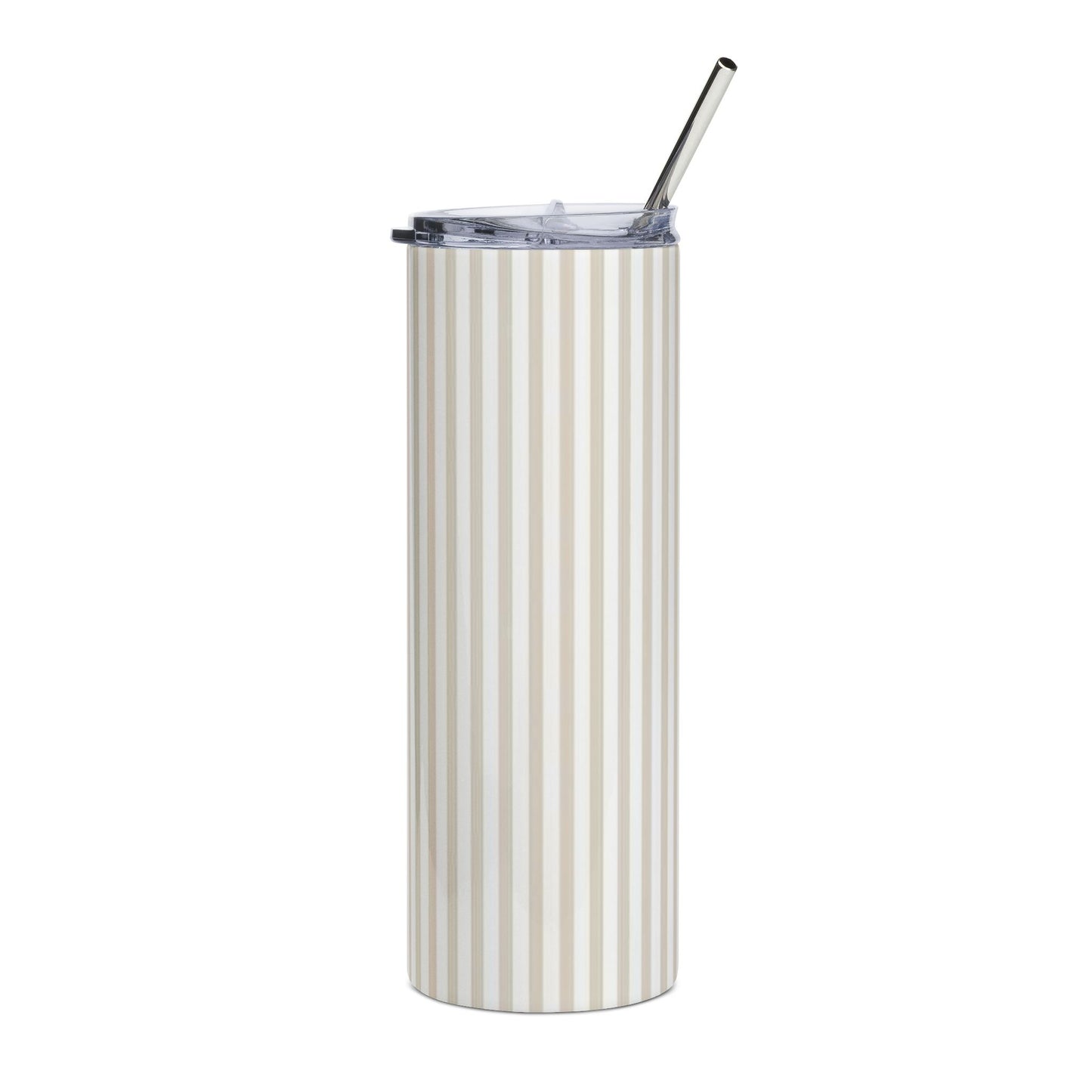 Beige Stripes Tumbler | 20oz
