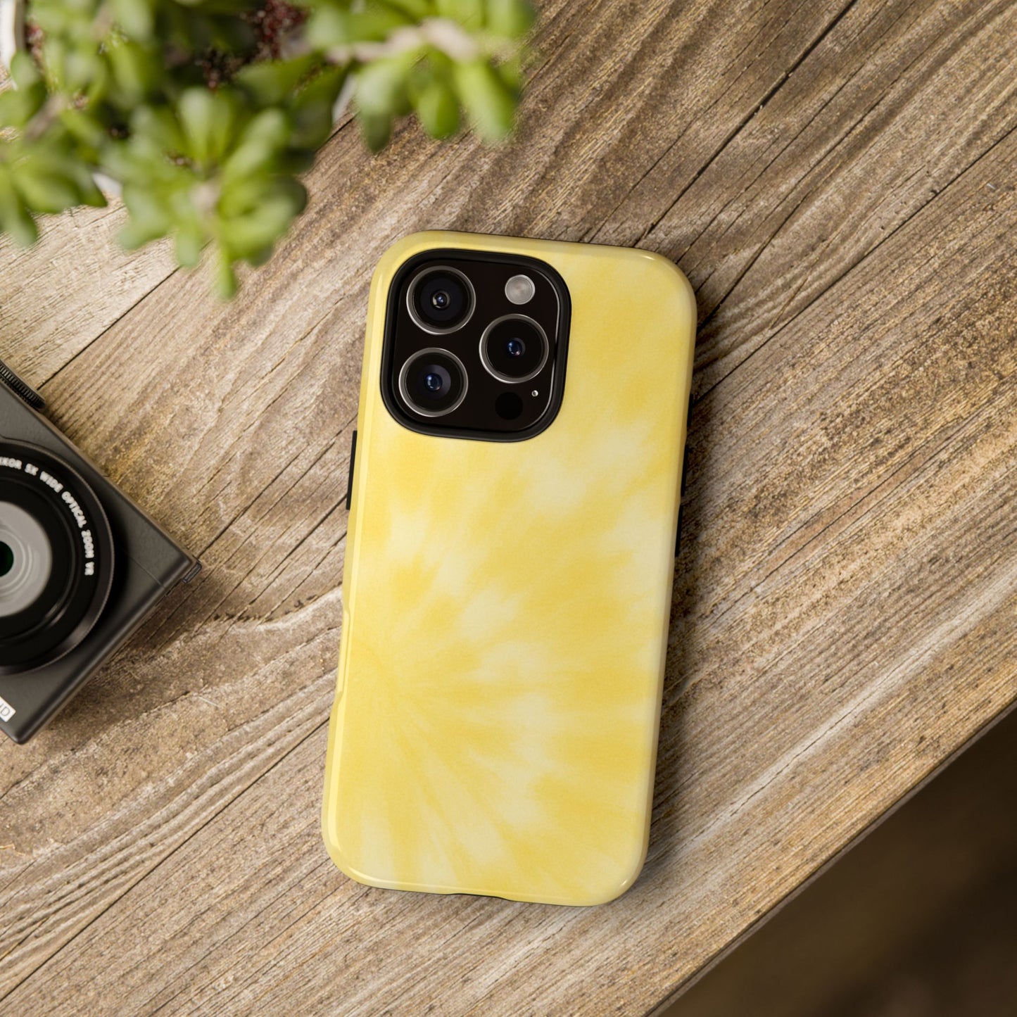 Yellow Tie-Dye Phone Case