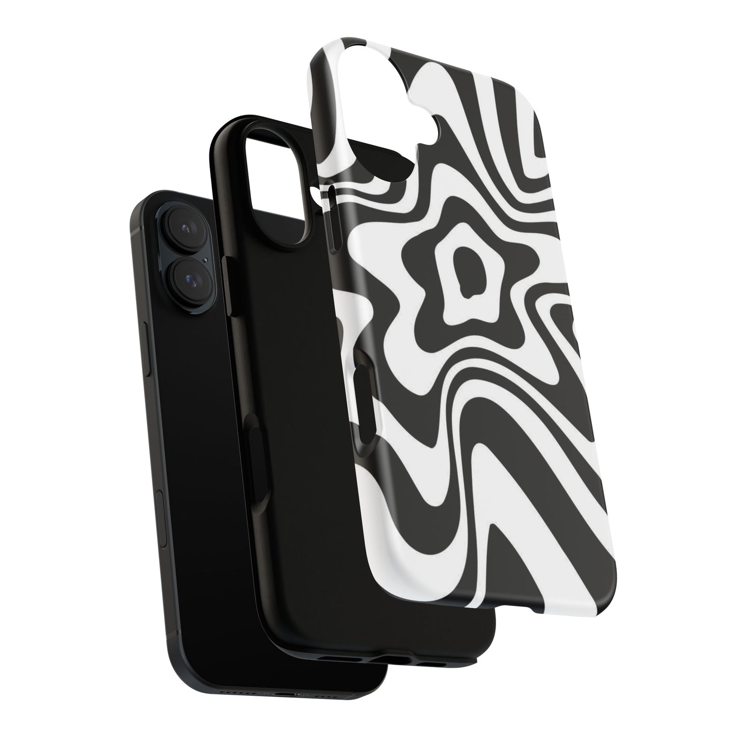 Black Swirl Phone Case