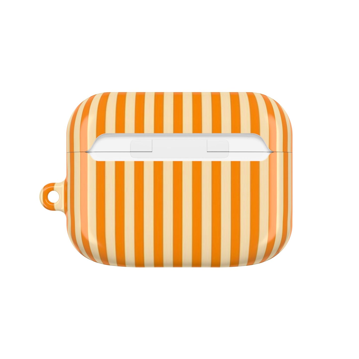 Orange Stripe AirPod Case